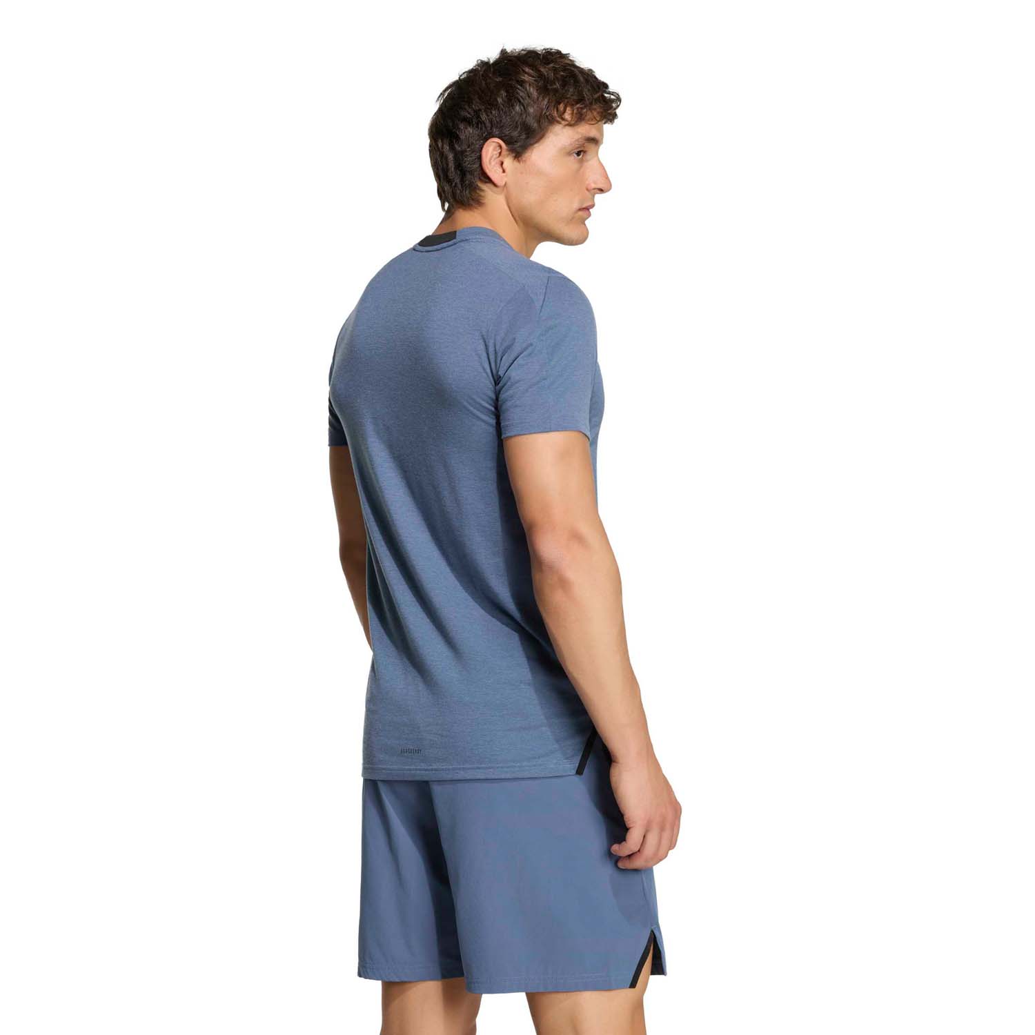 Ks3814 3 apparel on model back view white