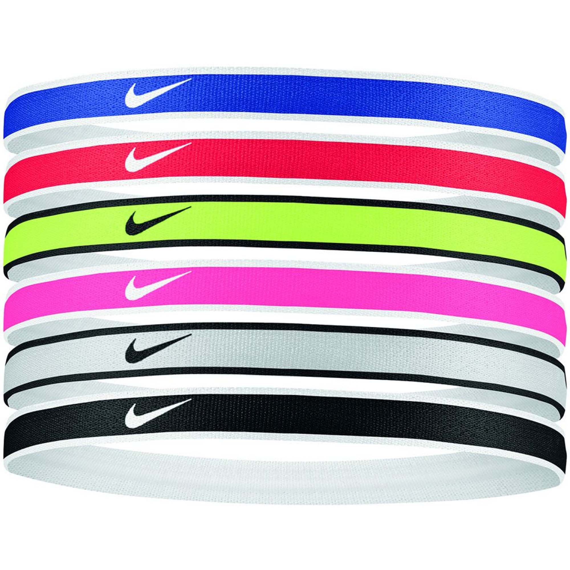 Nike swoosh sport headbands 6 pk ti
