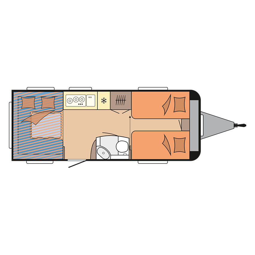Indeling Hobby De Luxe 515 UHL