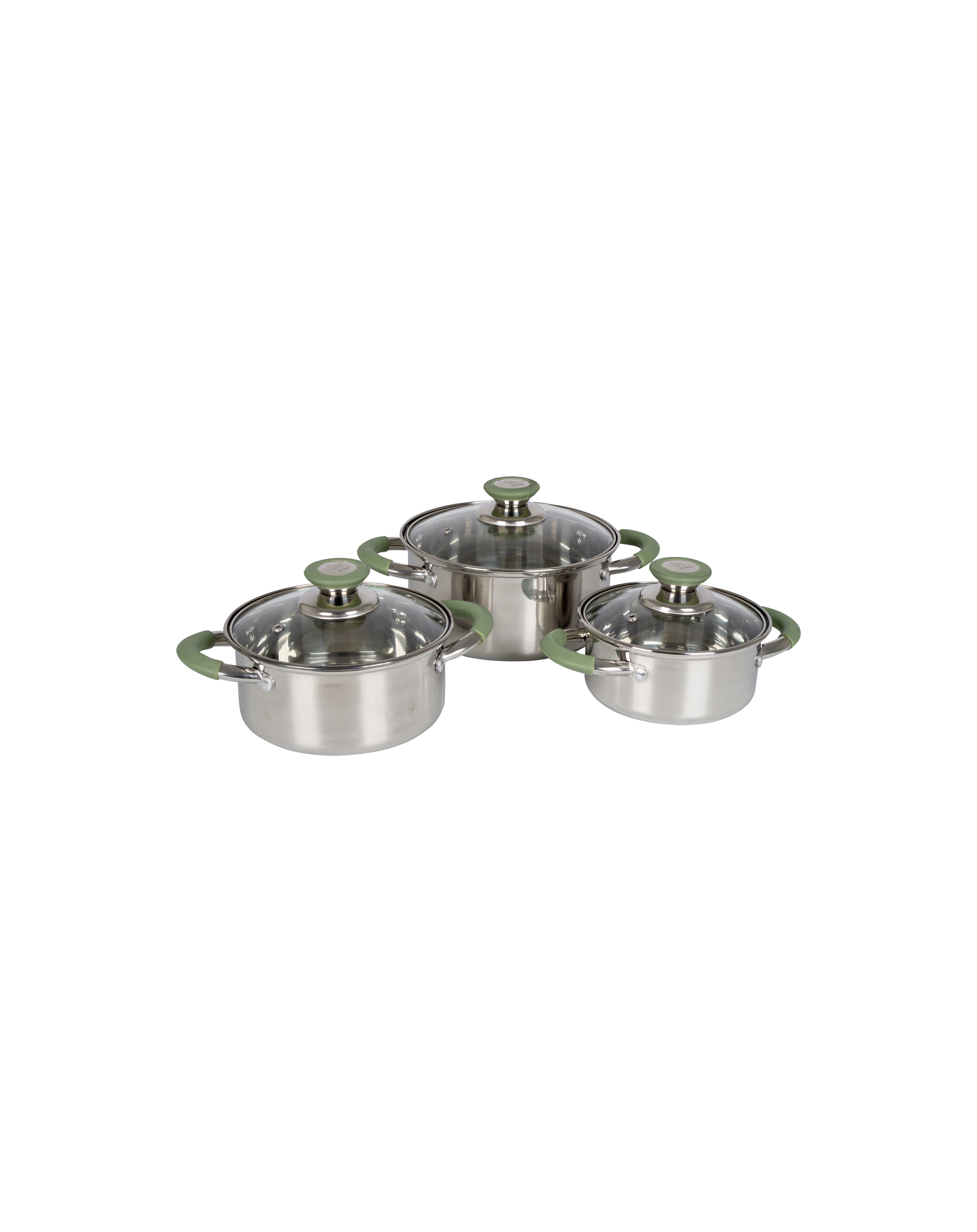 BO CAMP Pannenset elan 1 plus 3-dlg rvs