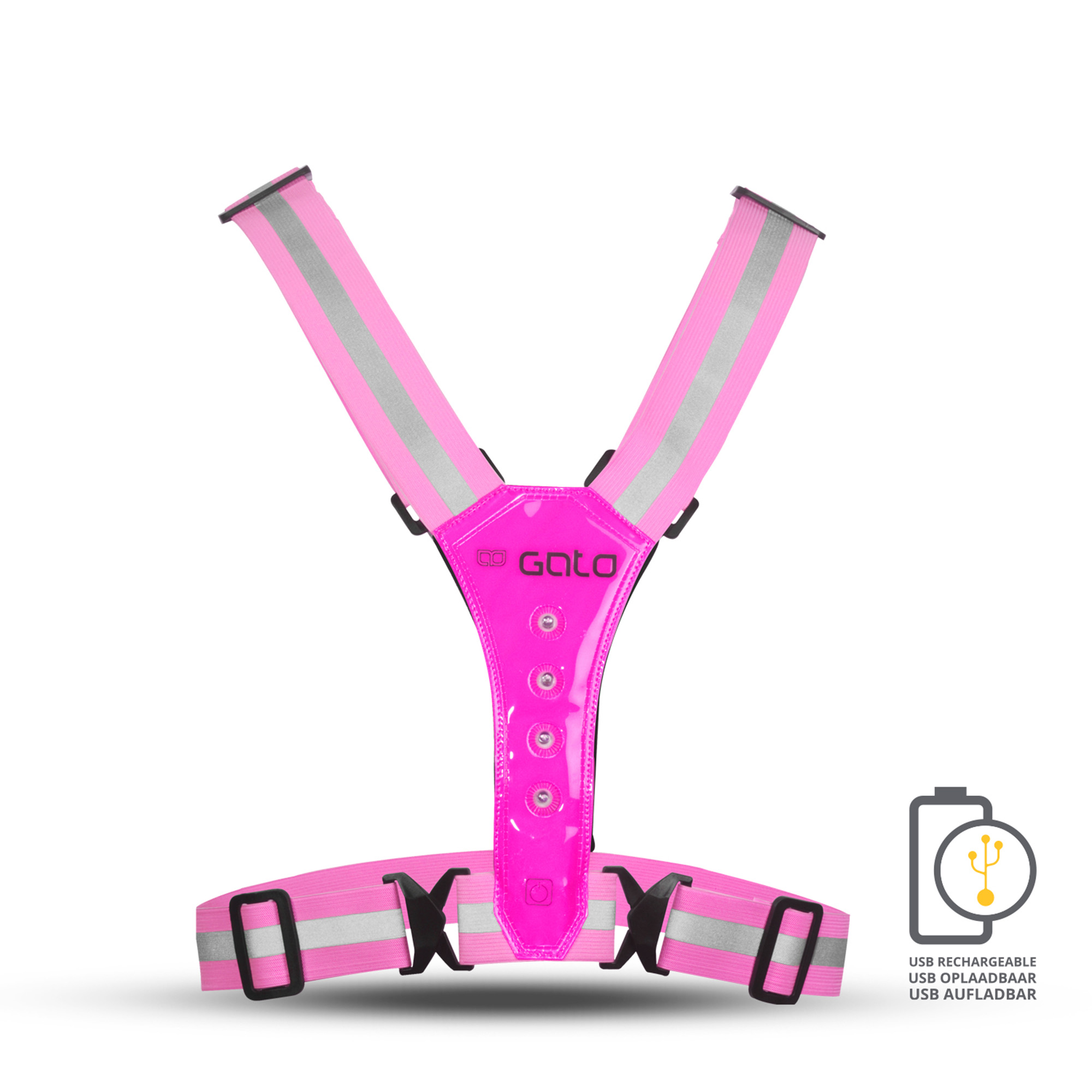 GATO Safer Sport Led Vest Usb GATO Safer Sport Led Vest Usb
