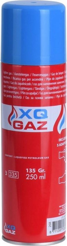 XQ GAZ Gas Navulling 250Ml