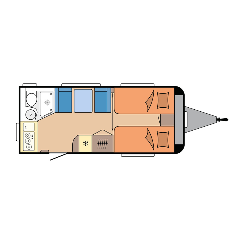 Indeling Hobby De Luxe 460 SL
