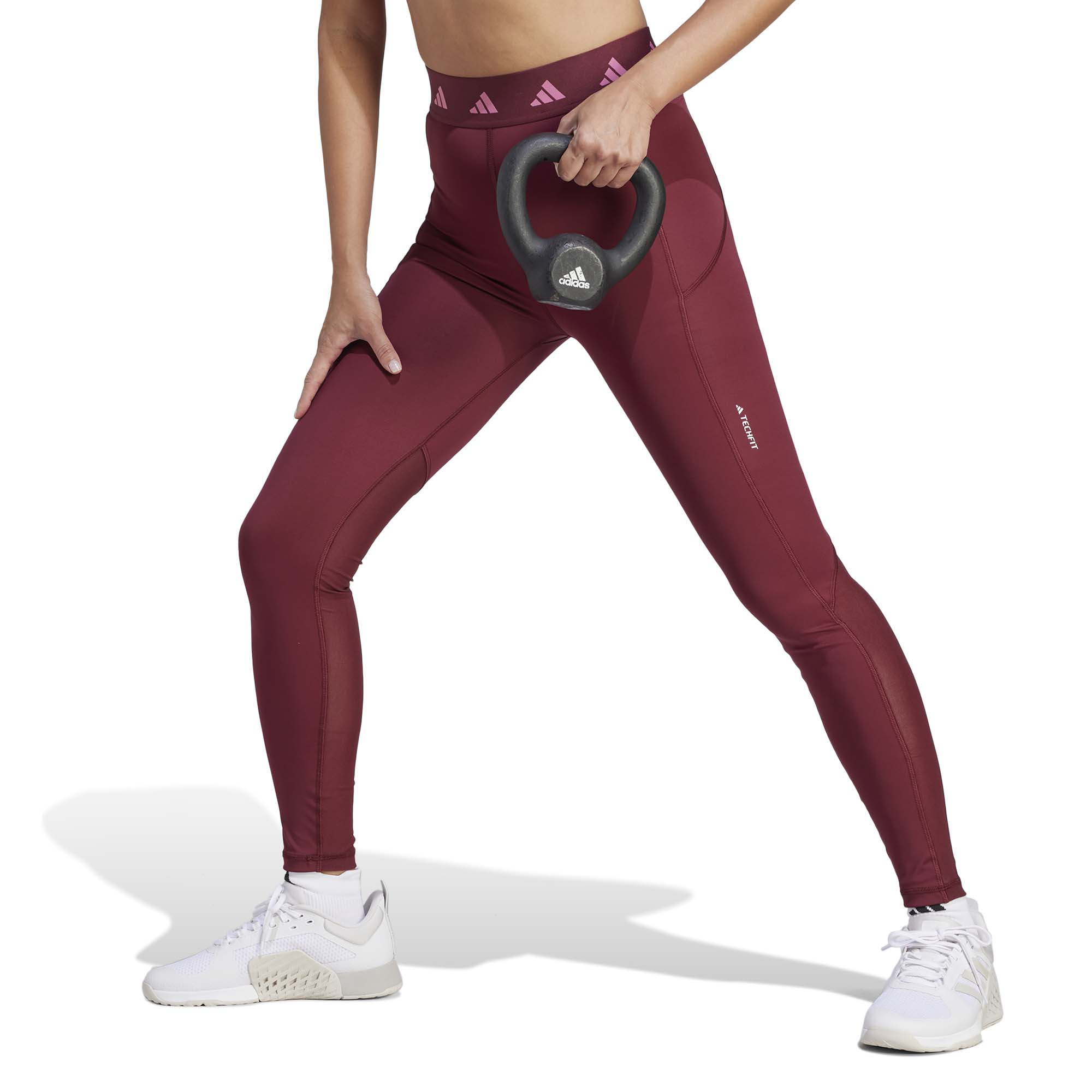 ADIDAS TF Stash Sportlegging Rood Dames ADIDAS TF Stash Sportlegging Rood Dames