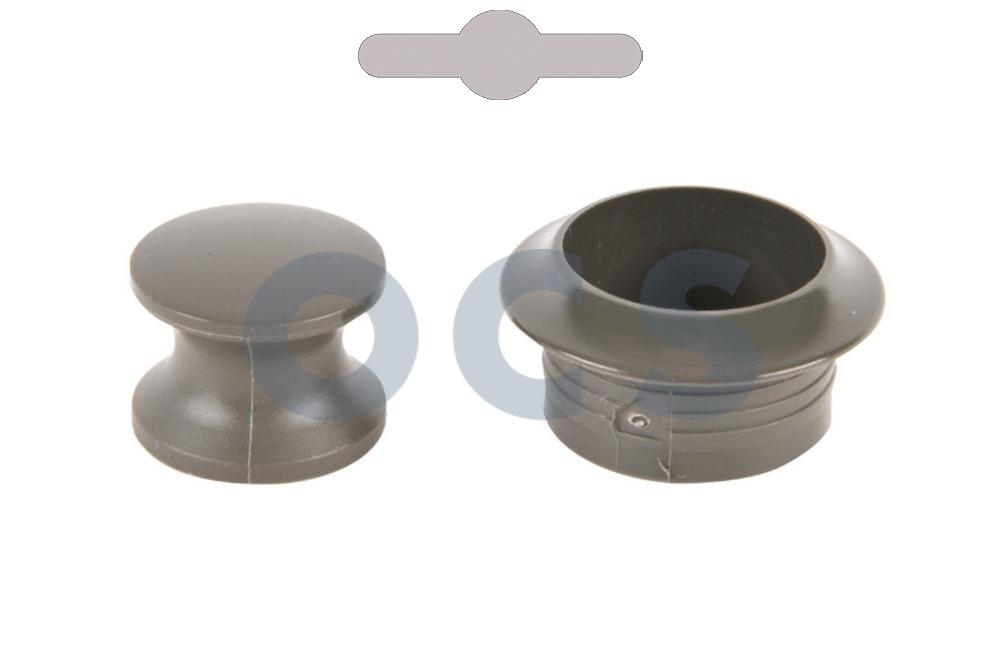 FJORD OUTDOOR Knop+Ring Pushlock