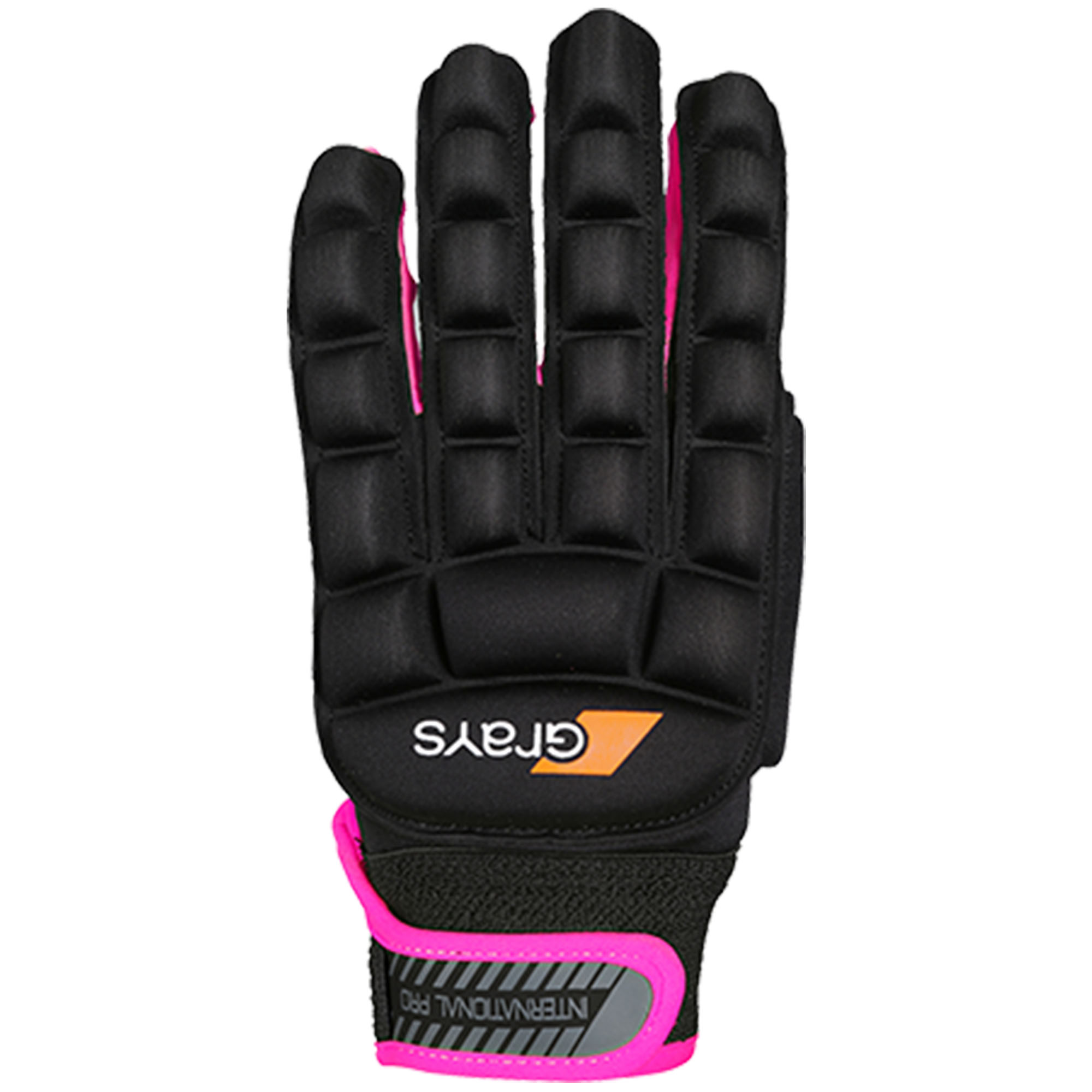 Hgea16glove int pro blk neon pnk lh xs back