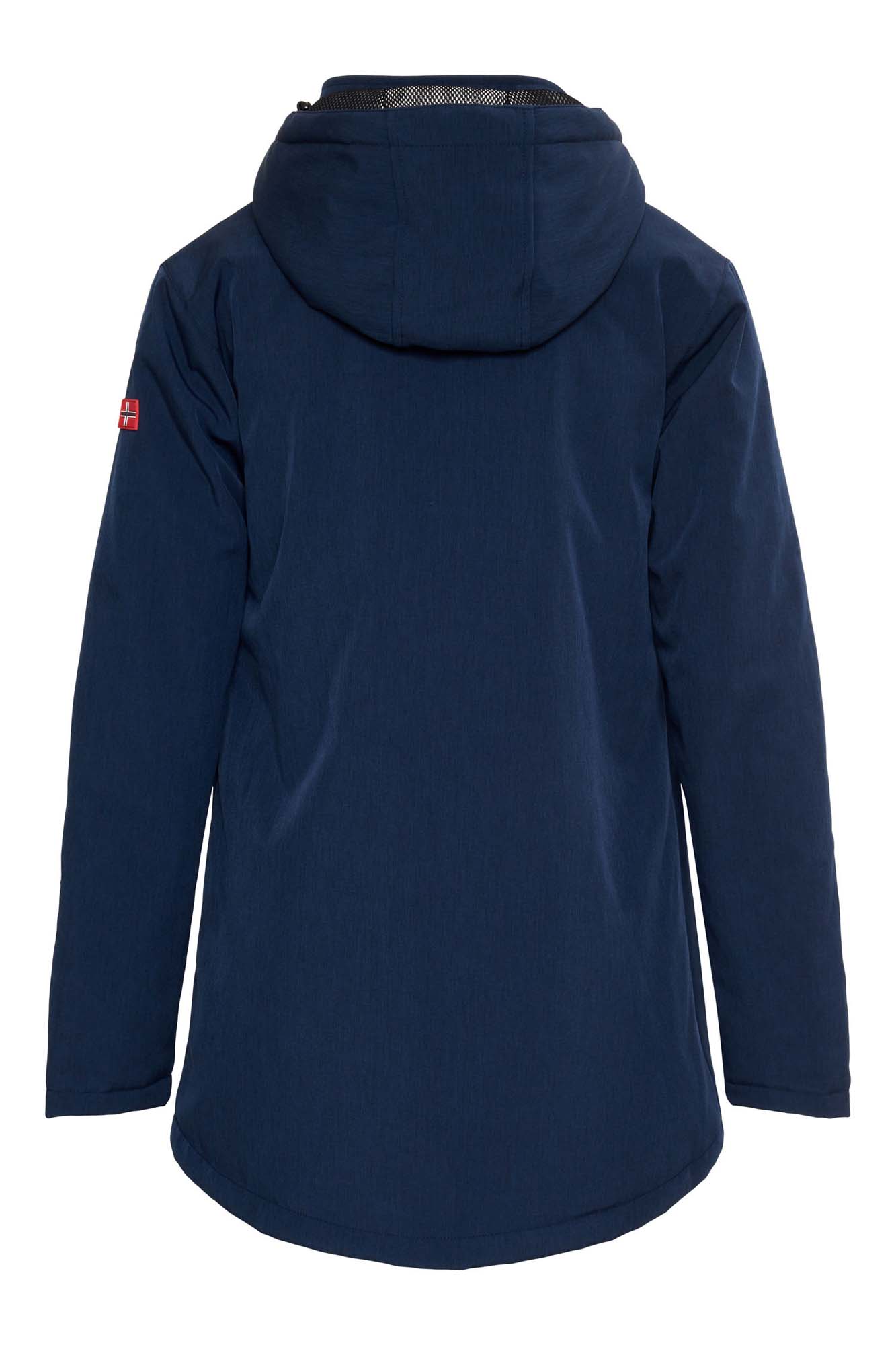 Olla ladies padded softshell dark navy melange b