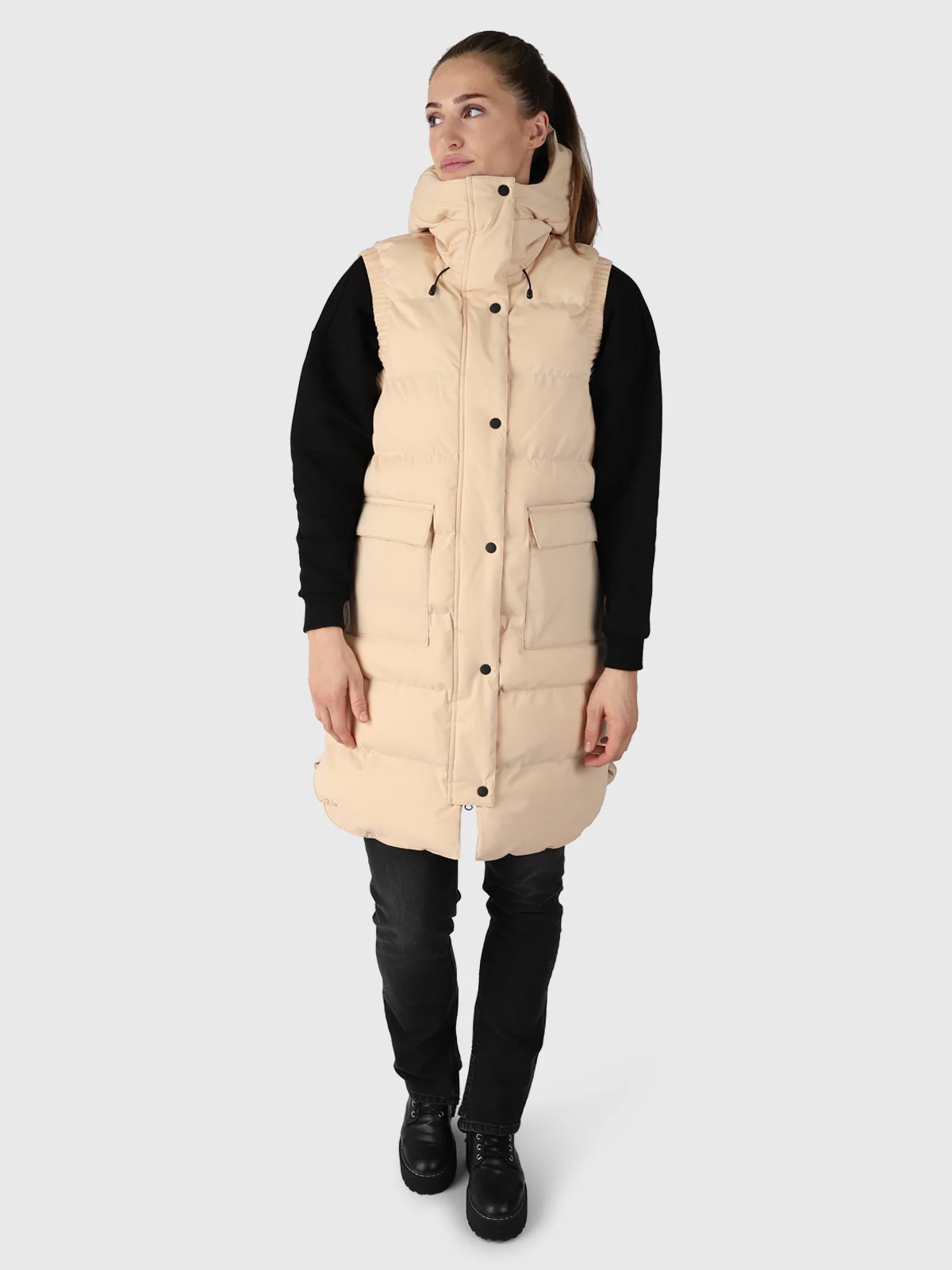 BRUNOTTI Kalani Lange Puffer Bodywarmer Dames BRUNOTTI Kalani Lange Puffer Bodywarmer Dames