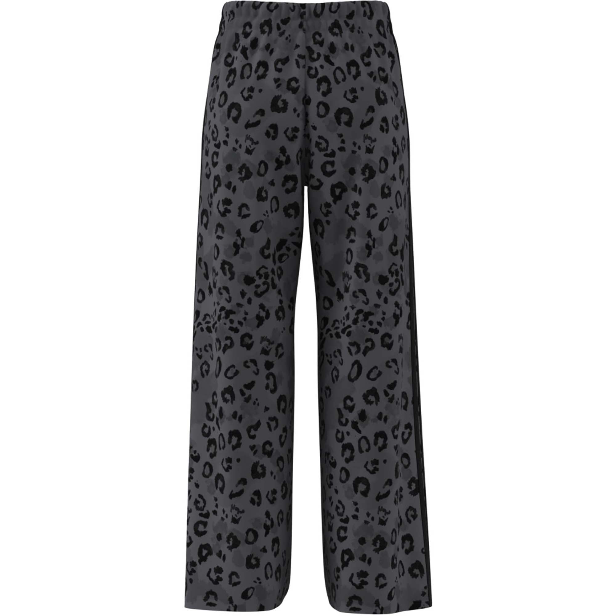ADIDAS Animal Print 3-Stripes Open Hem Broek Dames