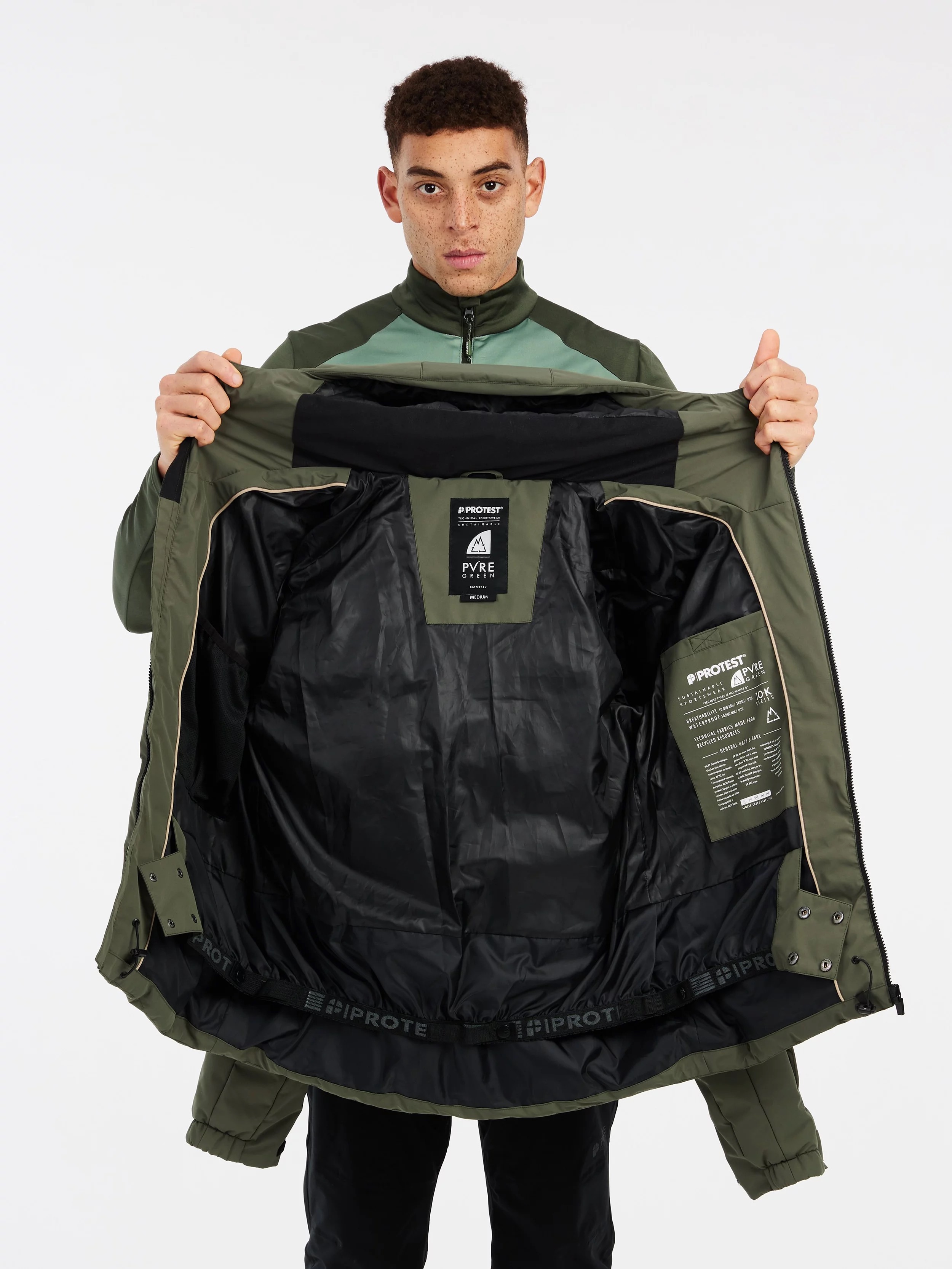 PROTEST Superior24 Puffer Ski-jas Heren