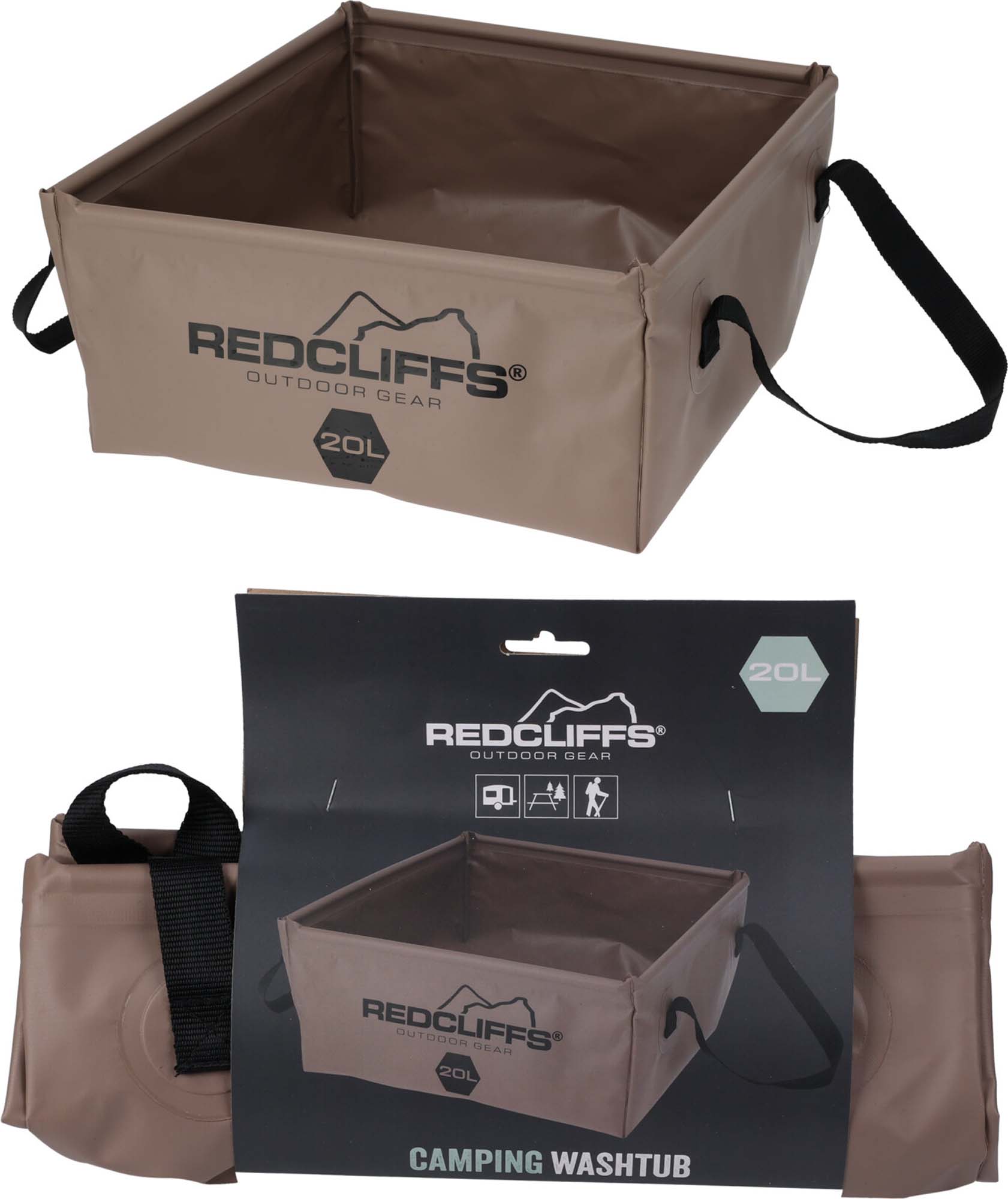 KOOPMAN Wasbak Vierkant 20L