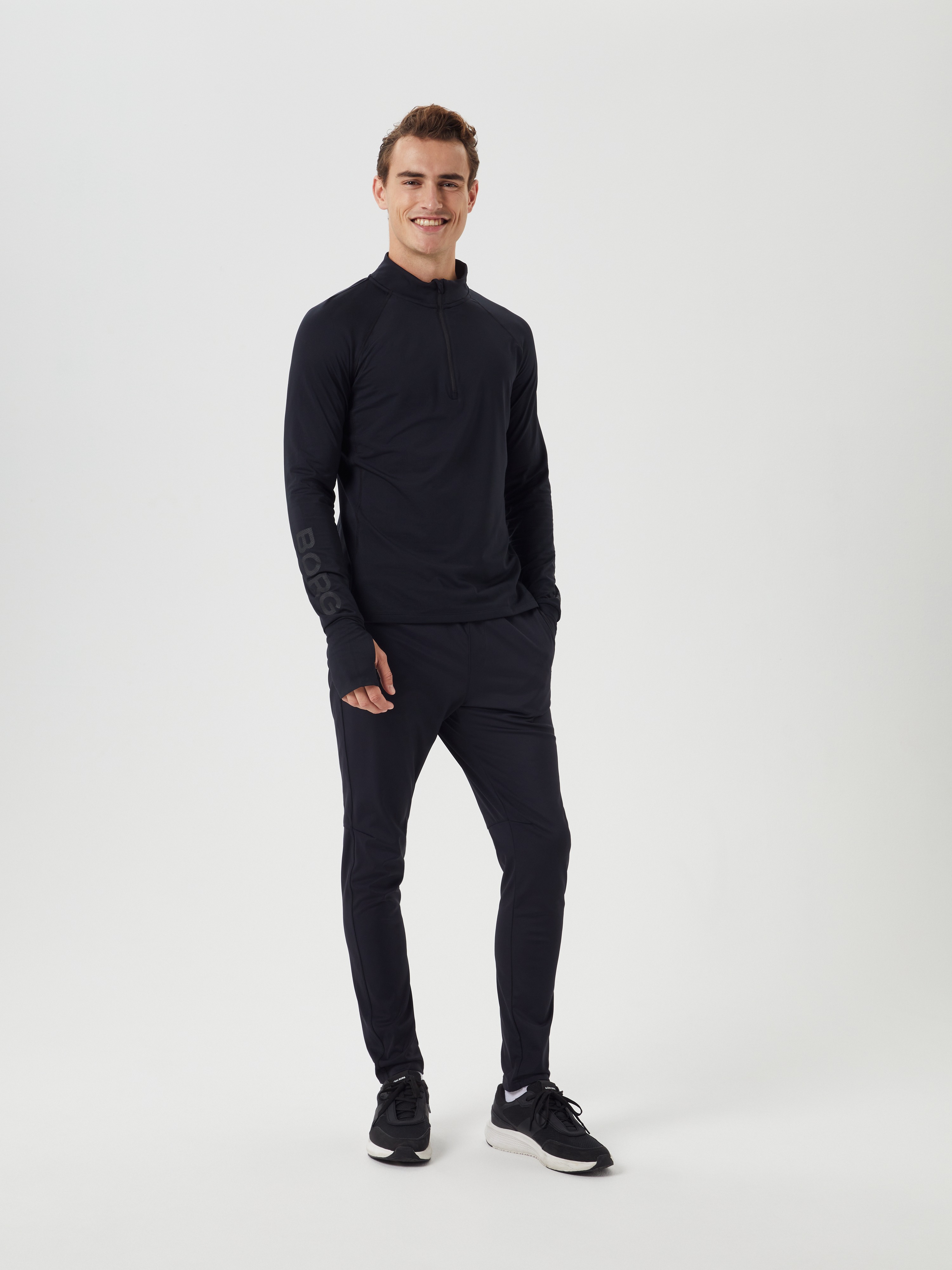 BJORN BORG Midlayer Half Zip Heren BJORN BORG Midlayer Half Zip Heren