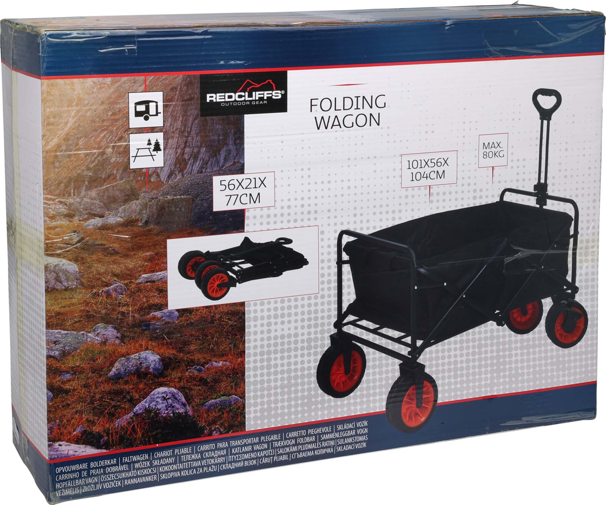 REDCLIFFS Bolderkar Opvouwbaar