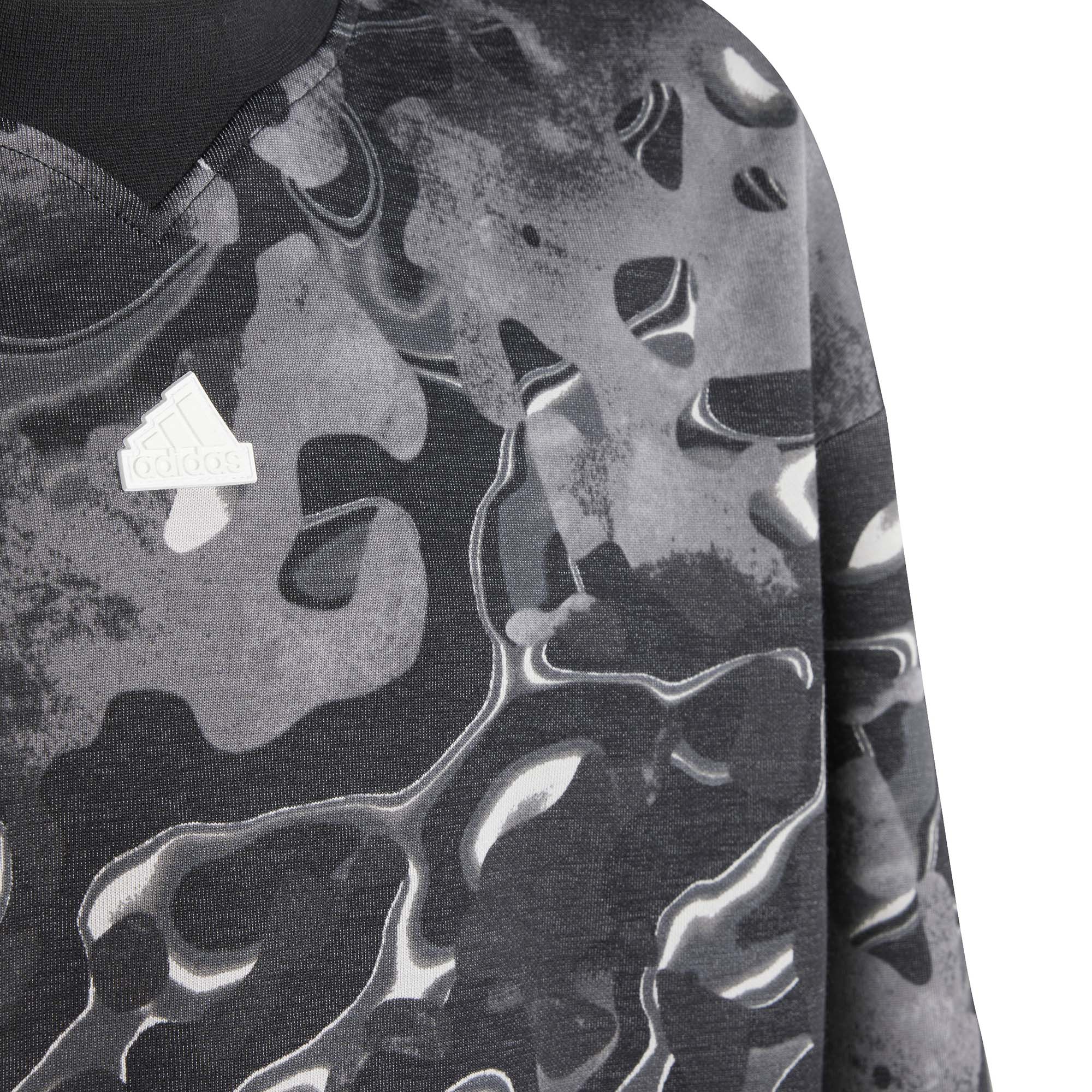 ADIDAS Future Icons Allover Print Trui Junior Meisjes ADIDAS Future Icons Allover Print Trui Junior Meisjes
