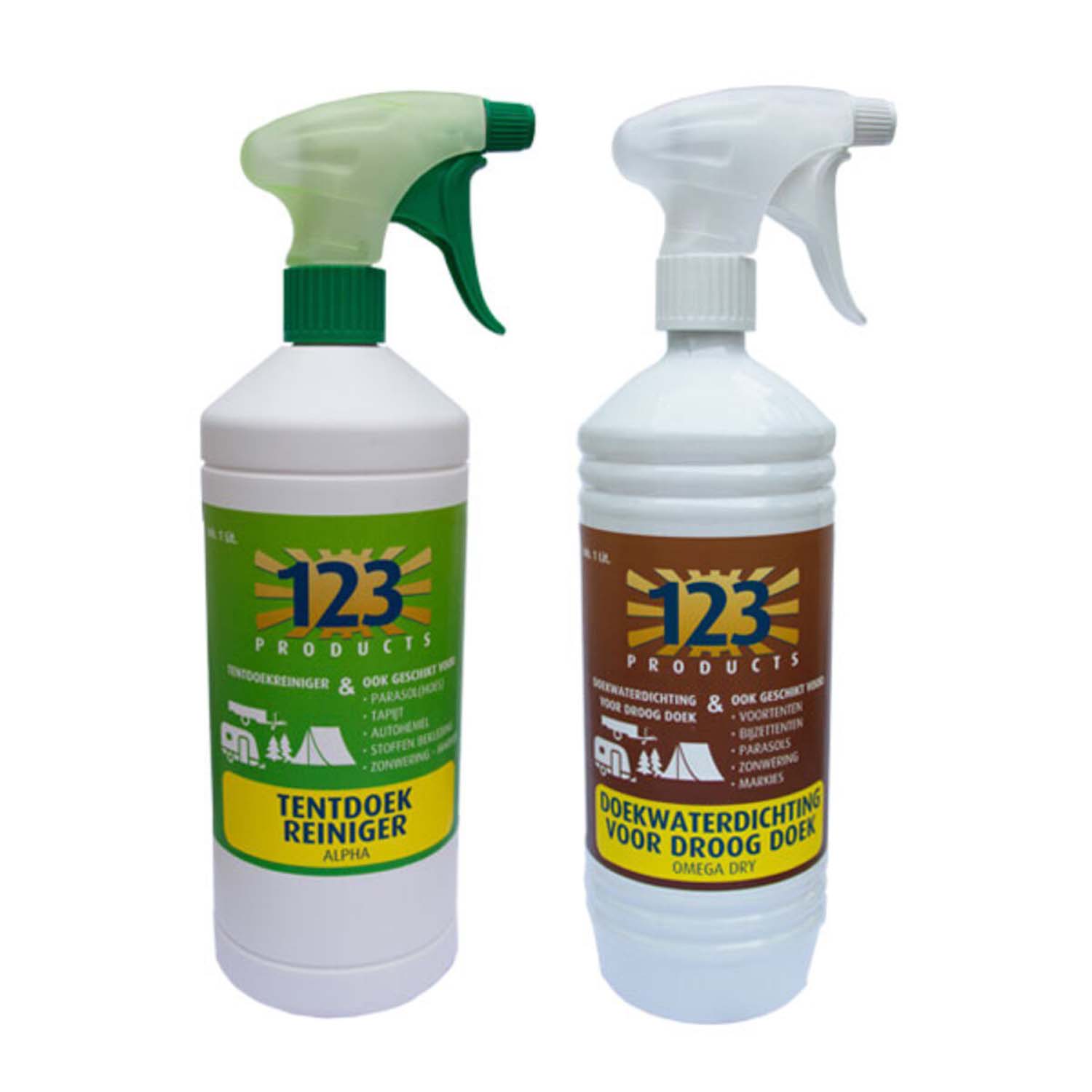 123 PRODUCTS 123 - Pakket Alpha Dry Reiniger & Impregneer