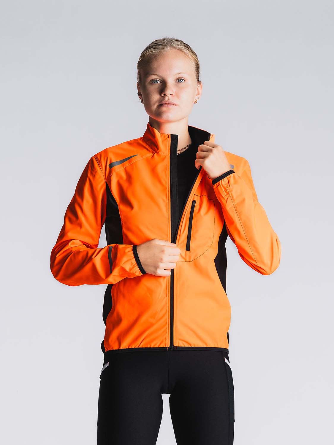 Womens s1 run jacket 0036 orange 1 v1