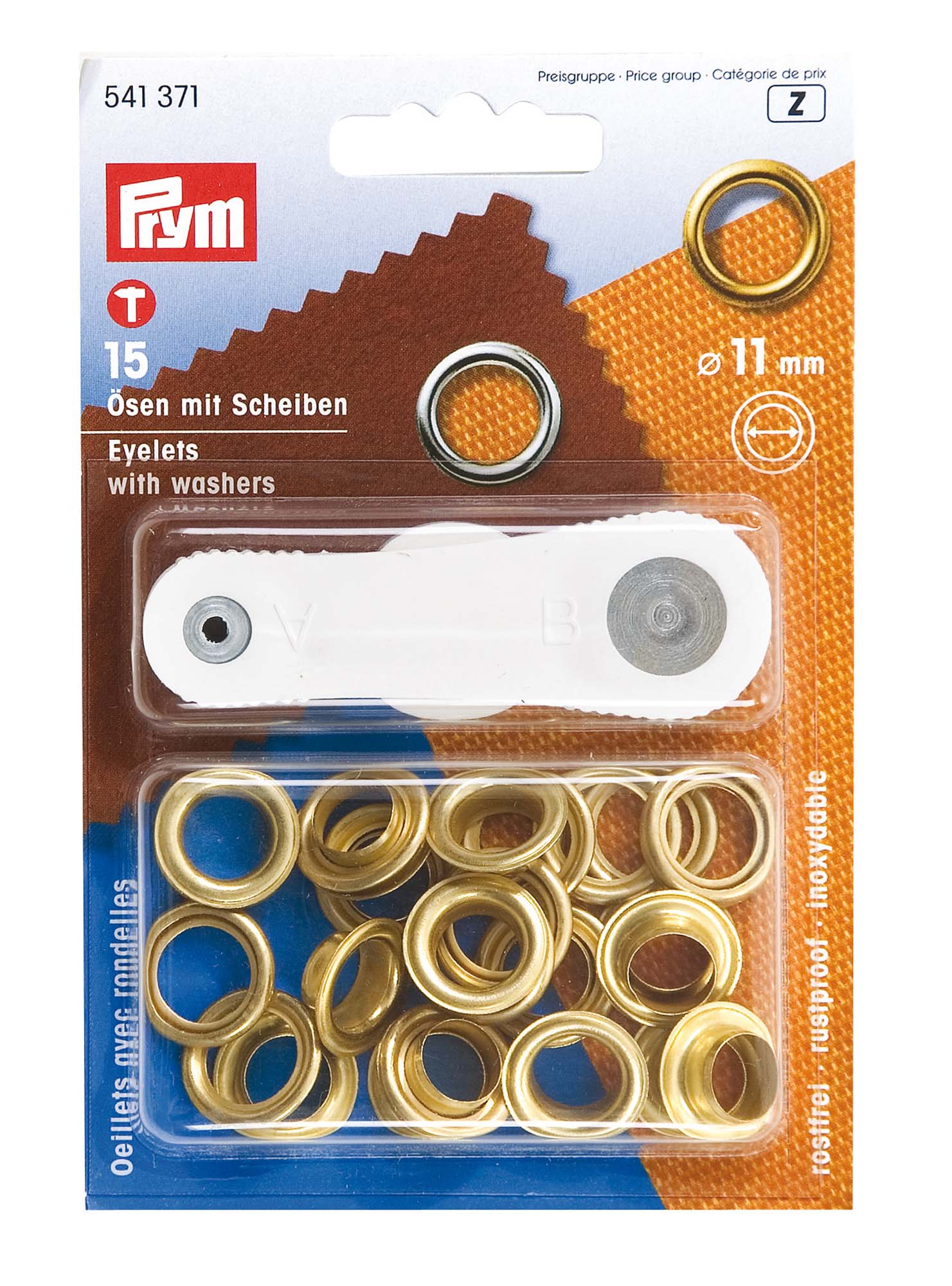 PRYM Zeilringen 11Mm 15St