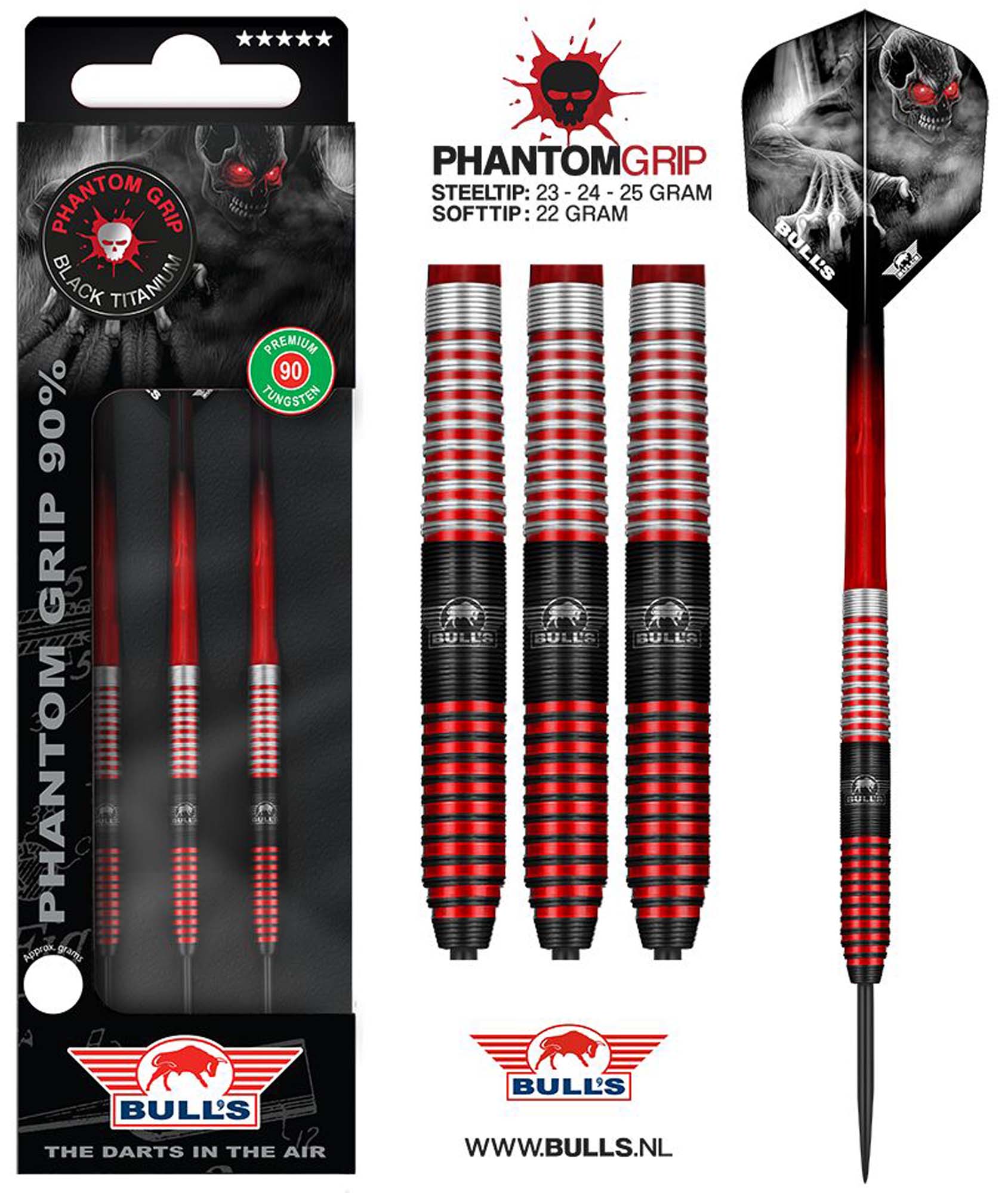 BULLS Phantom Grip Tungsten 24Gr BULLS Phantom Grip Tungsten 24Gr