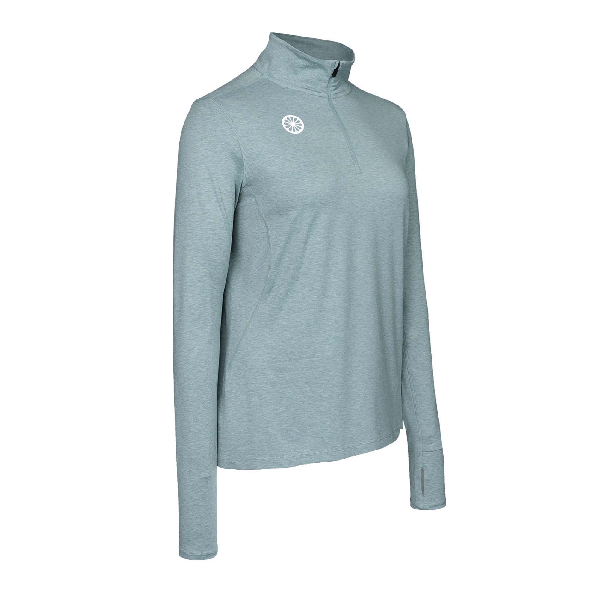 THE INDIAN MAHARADJA Half Zip Longsleeve Dames