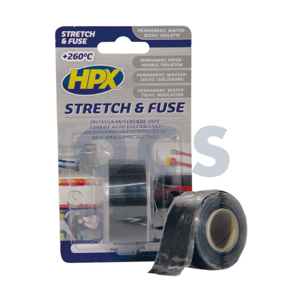 HPX Stretch & Fuse Zelfvulkaniserende Tape - 25Mmx1,80M HPX Stretch & Fuse Zelfvulkaniserende Tape - 25Mmx1,80M
