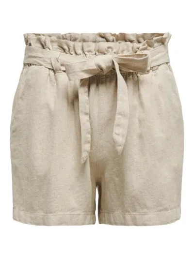 JDY Say Linen Belt Shorts Dames