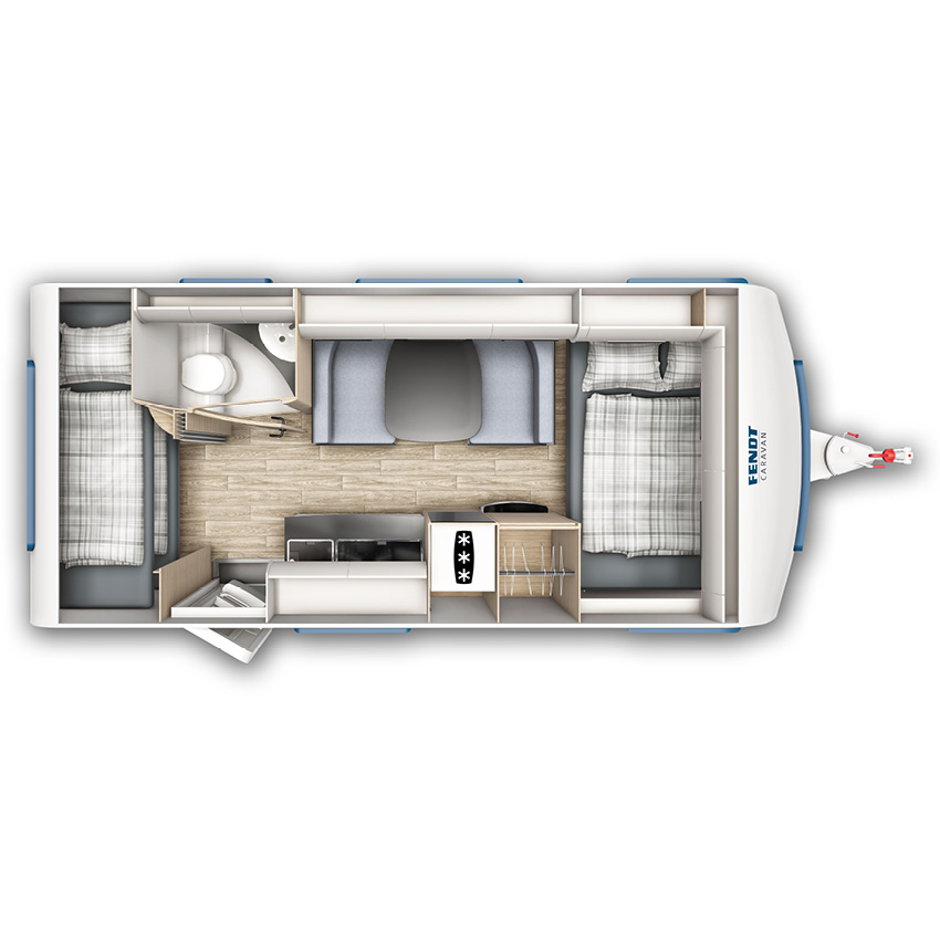 Indeling Fendt Apero 495 SKM