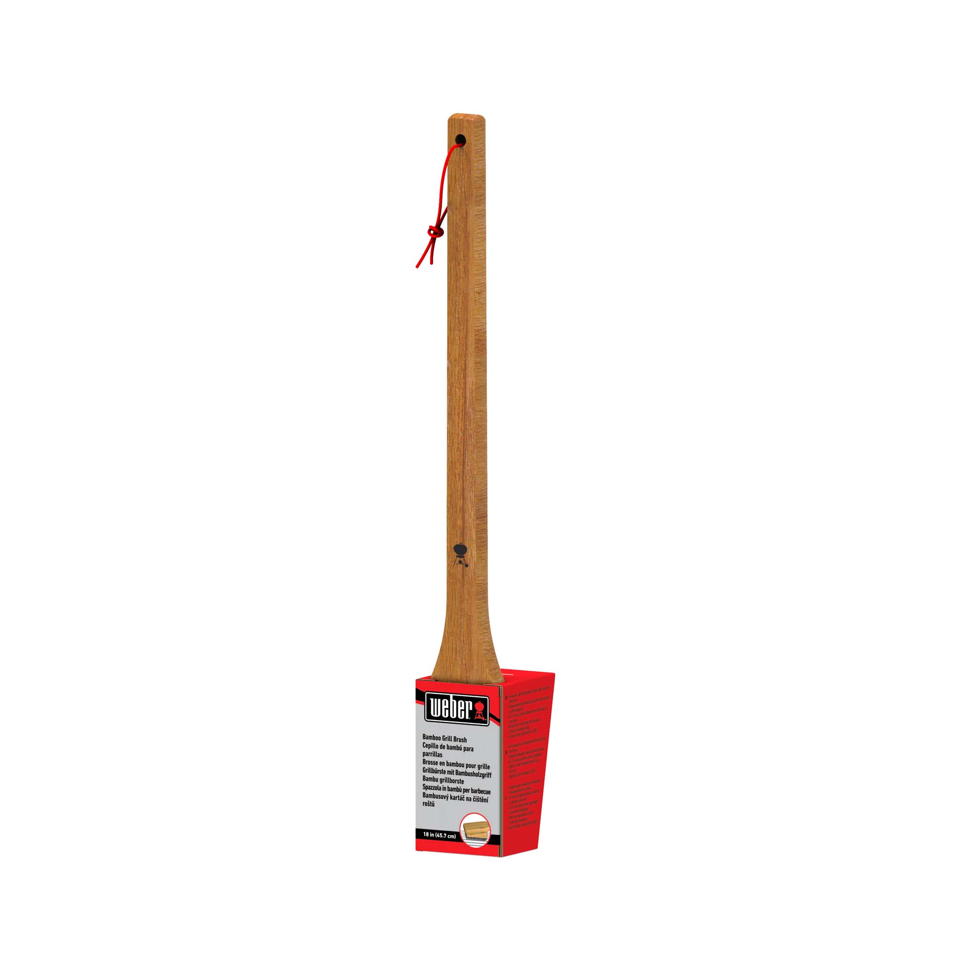 WEBER Bamboehouten Borstel Groot 46cm