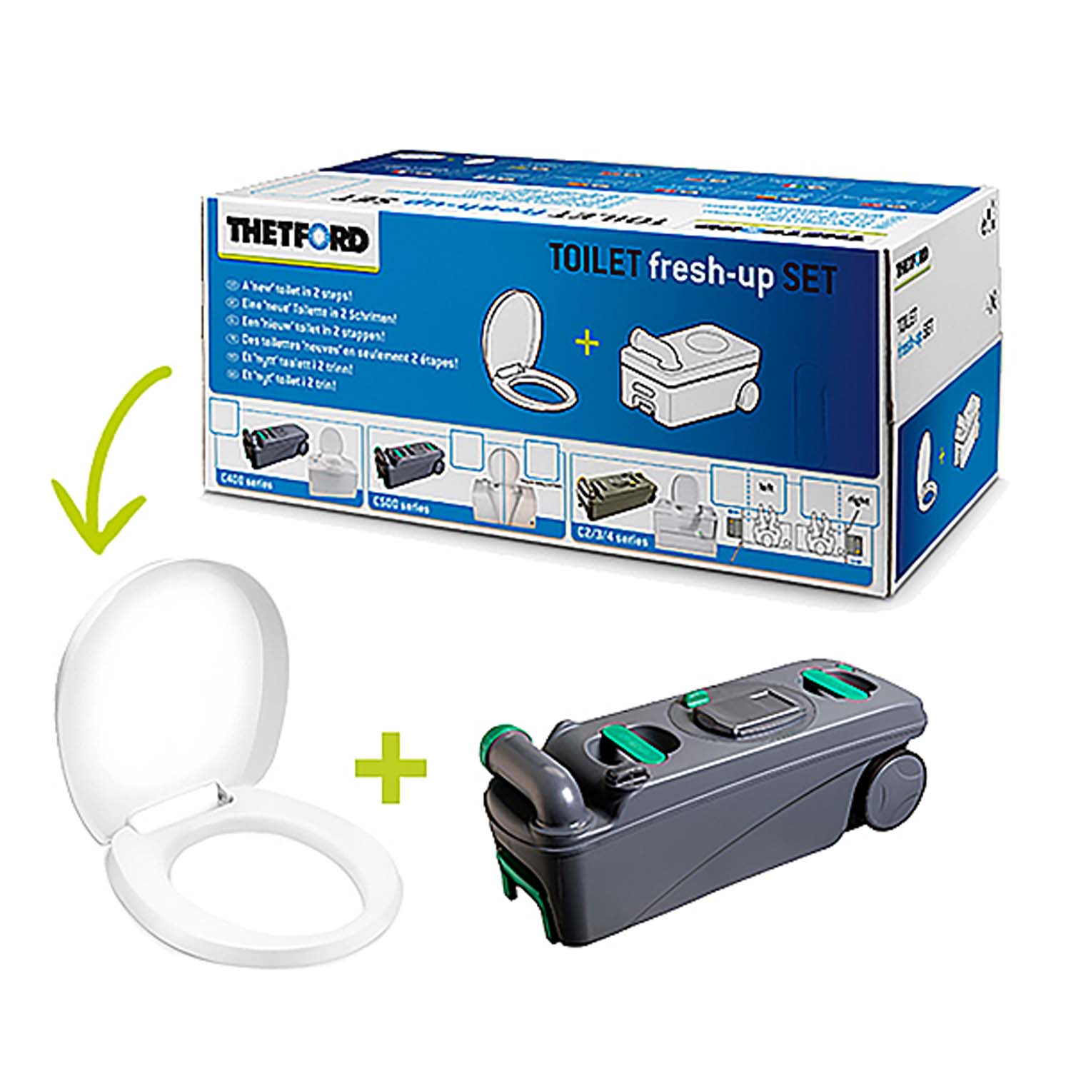 THETFORD Fresh-up Set Cassettetoilet C400