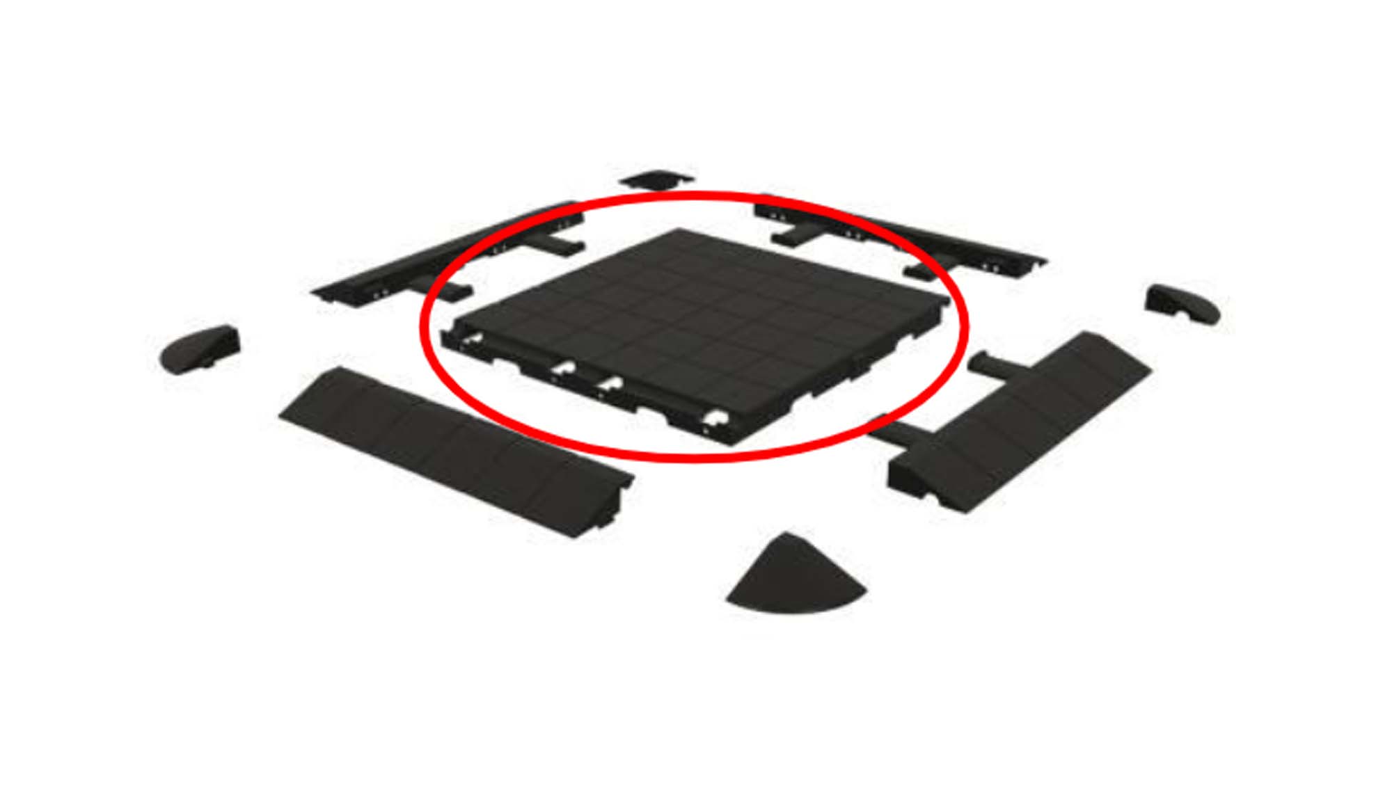 ISABELLA Floor Tenttegel 50x50cm