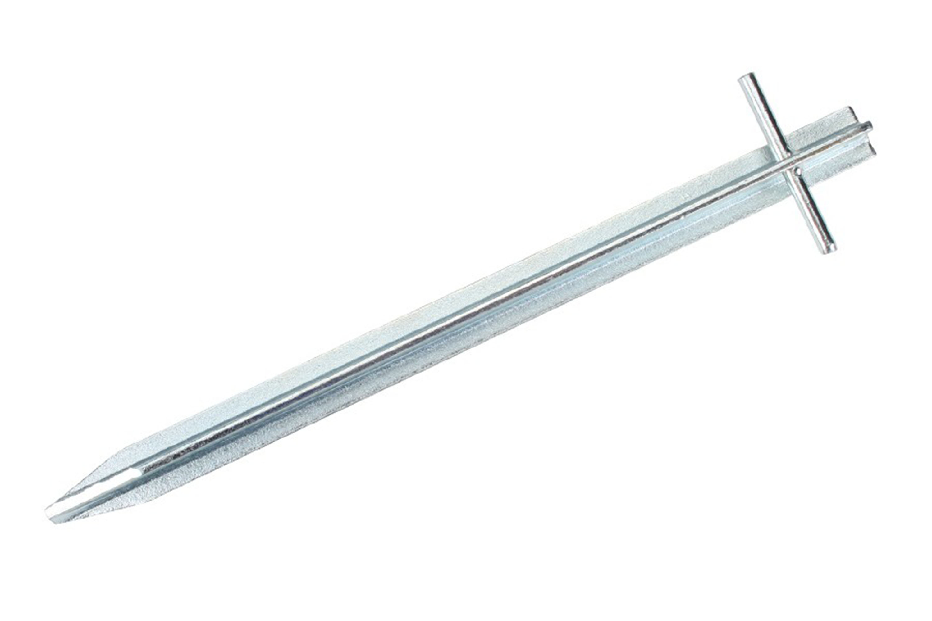 T haring stormharing 30 cm staal blank verzinkt