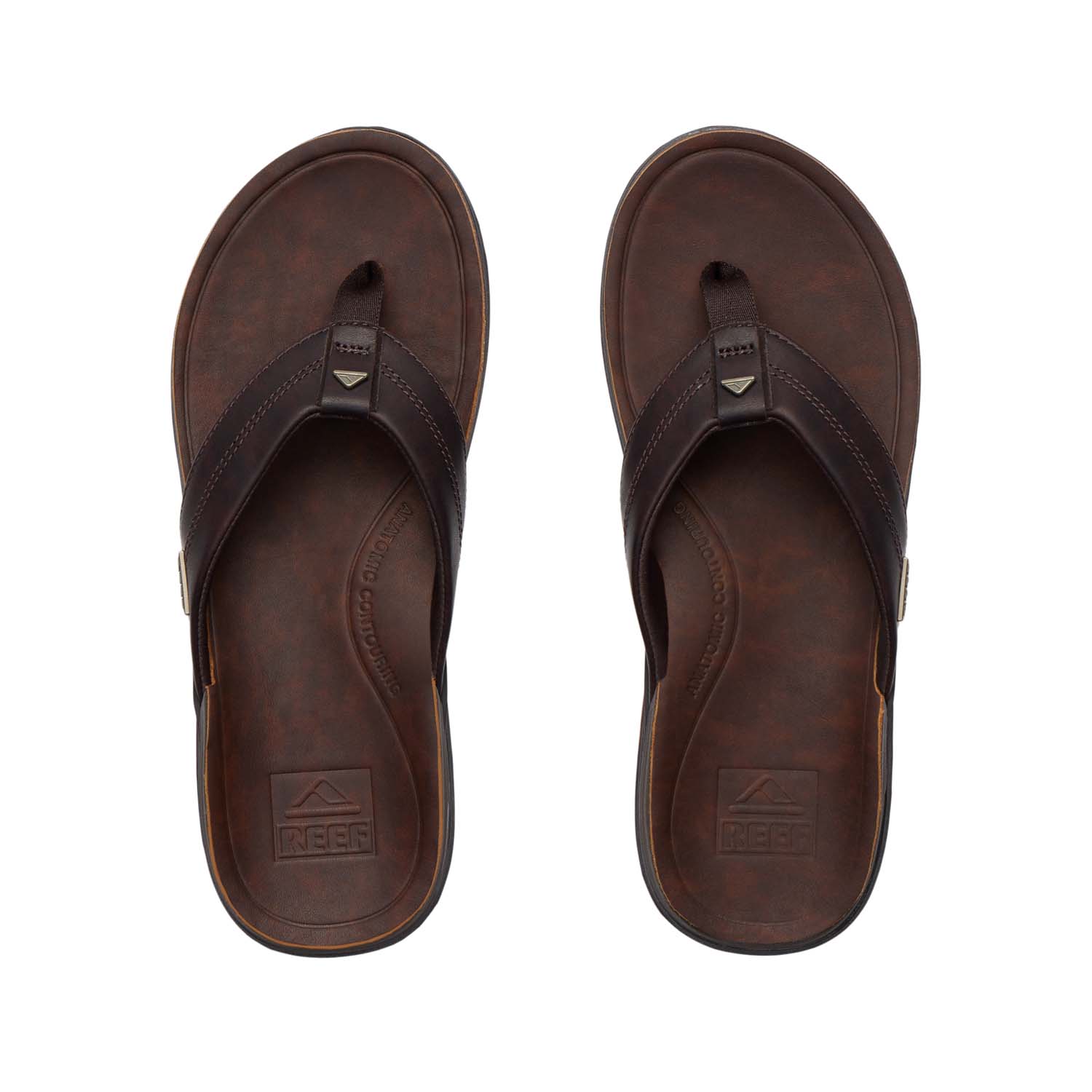 REEF Leather Offshore Slippers Heren