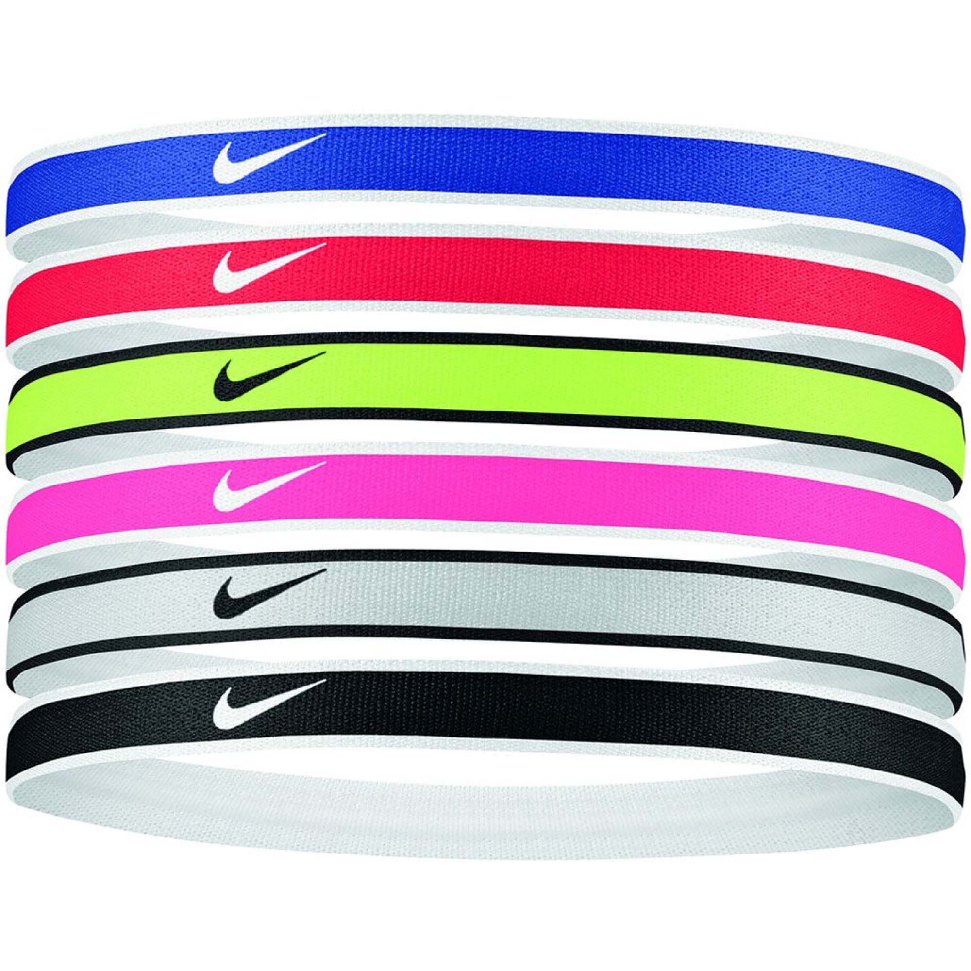 Nike accessoires nike swoosh sport headbands 6 pk ti