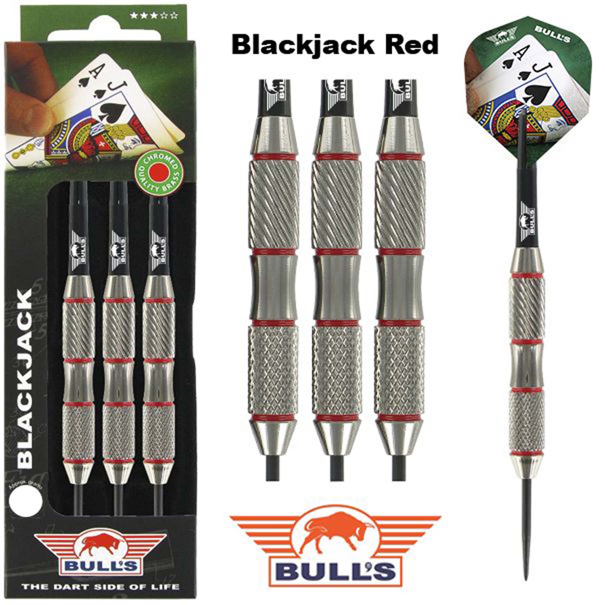 BULLS Blackjack Chromed Brass 25Gr BULLS Blackjack Chromed Brass 25Gr