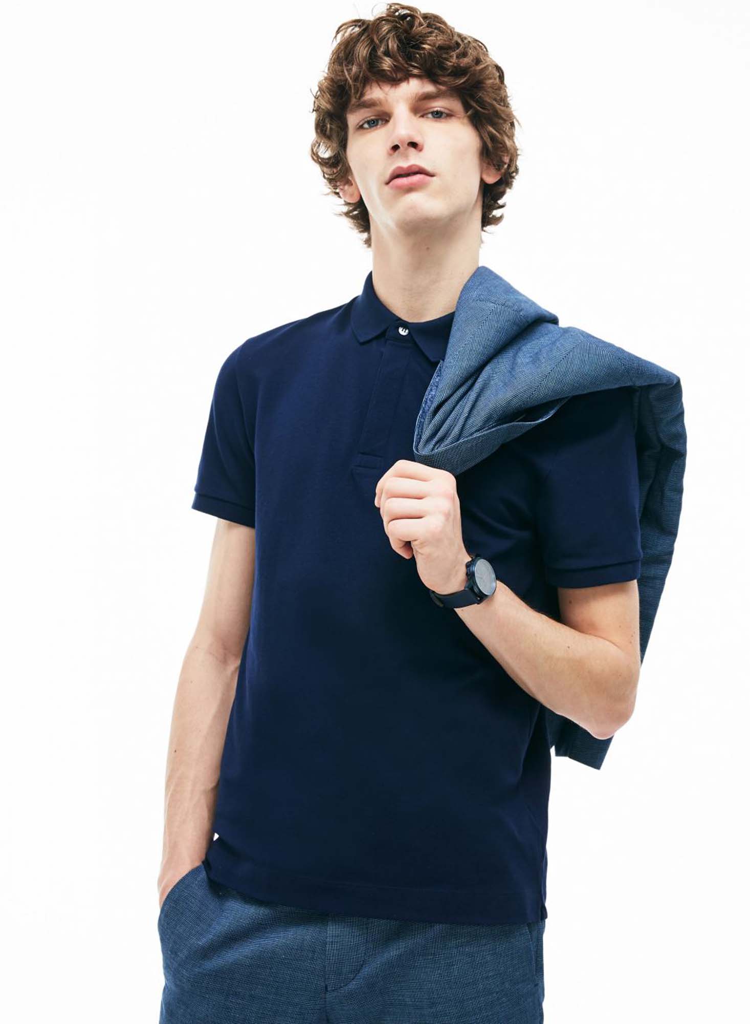 LACOSTE Paris Stretch Polo Heren
