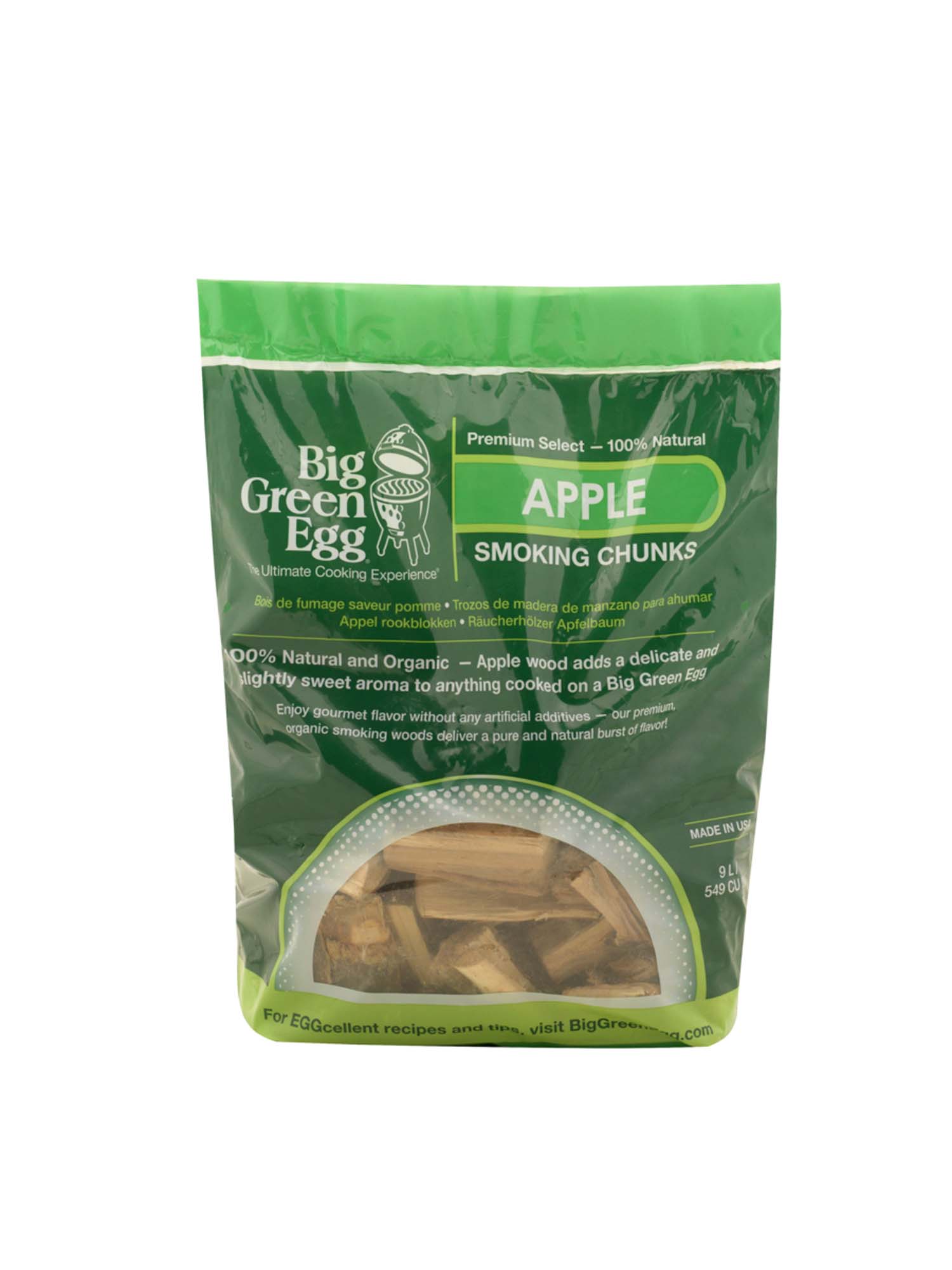 BIG GREEN EGG Apple Wood Chunks