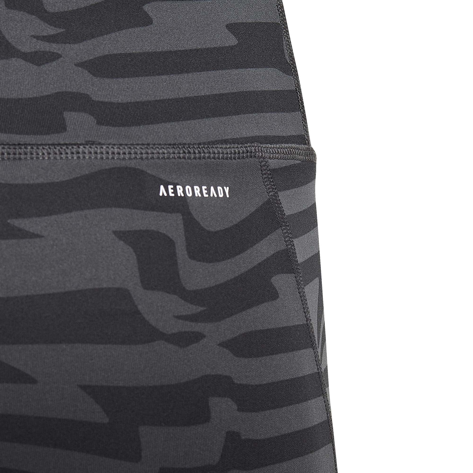 ADIDAS Aeroready Allover Print Optime7/8 High-Rise Legging Junior Meisjes ADIDAS Aeroready Allover Print Optime7/8 High-Rise Legging Junior Meisjes