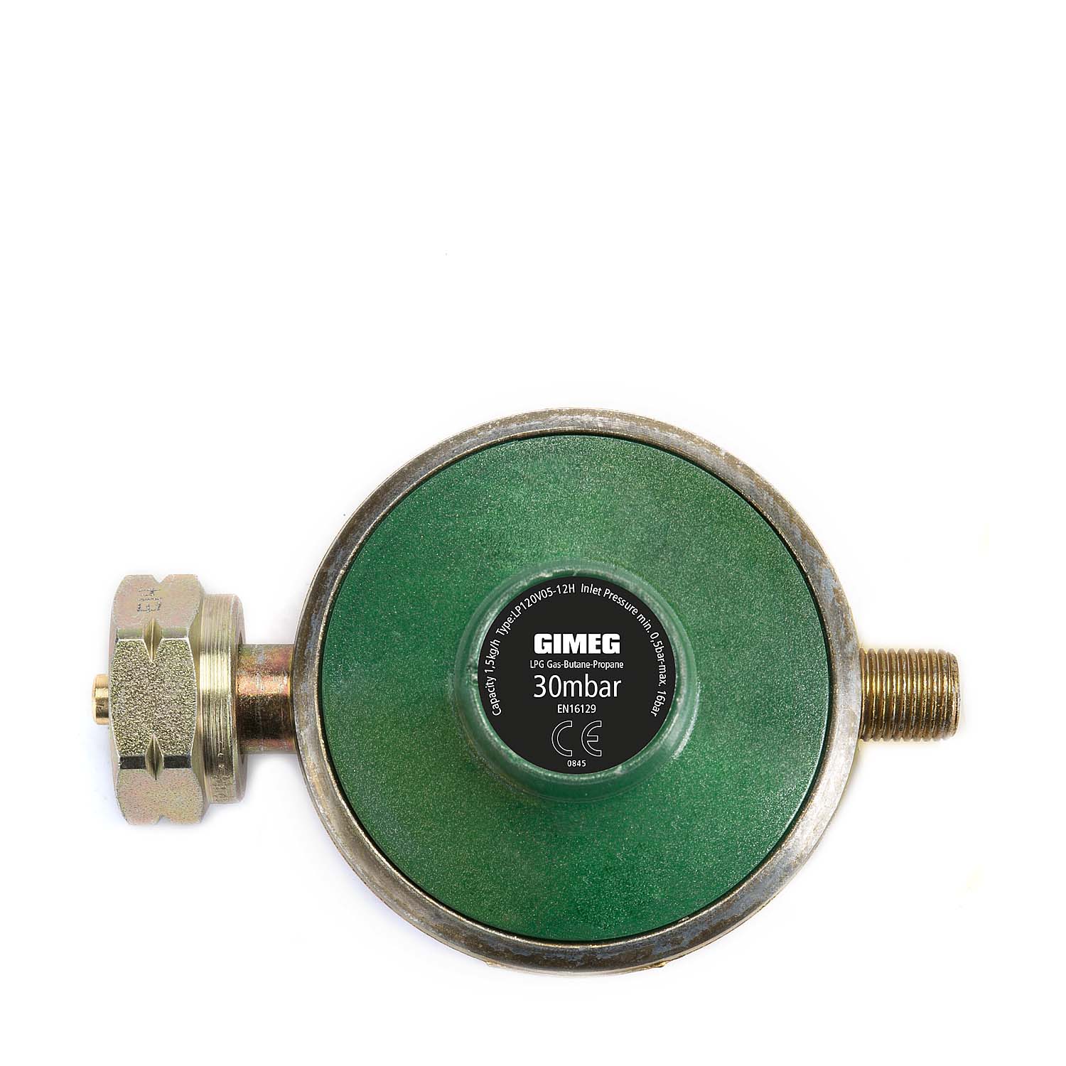 GIMEG drukregelaar 30mbar1/4 links