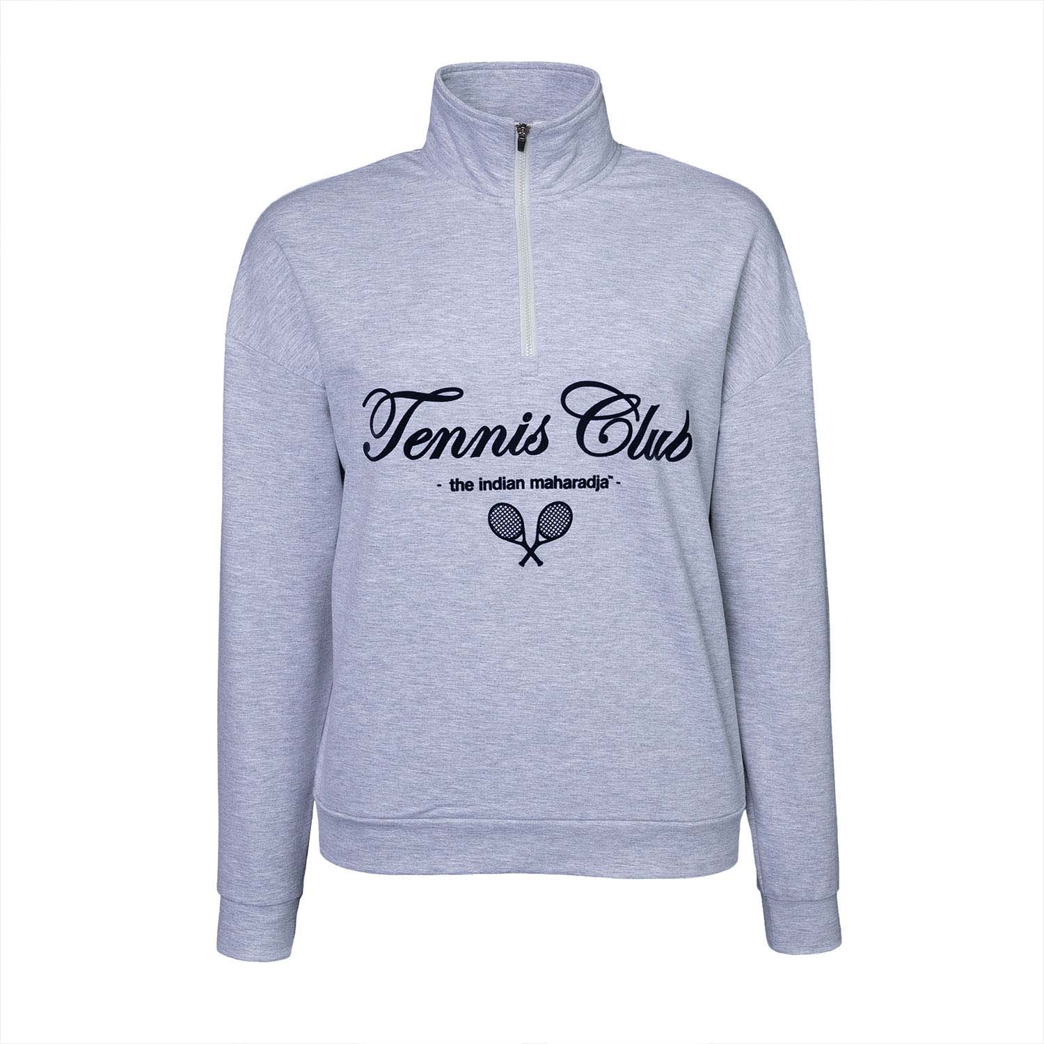 THE INDIAN MAHARADJA Half Zip Sweater Dames