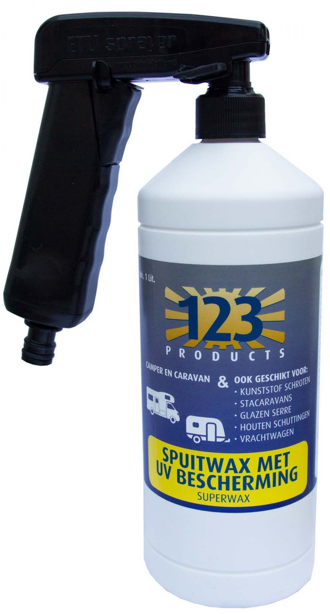 123 PRODUCTS Superwax UV met KOB Sprayer