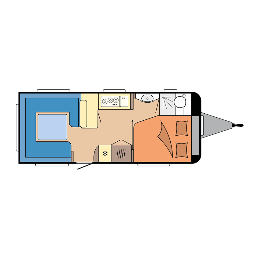 Indeling Hobby Excellent 560 CFe