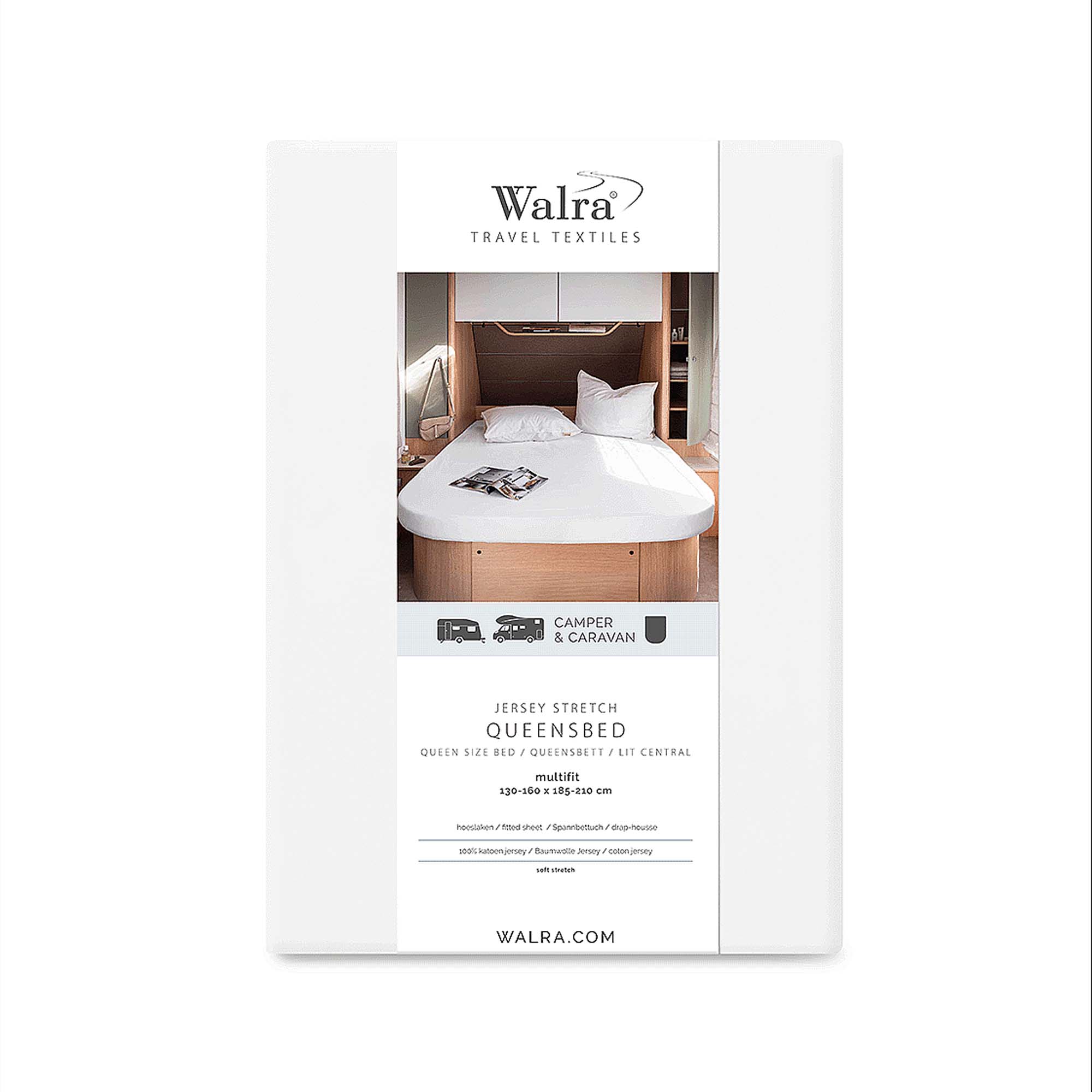 WALRA TRAVEL Jersey Hoeslaken Queensbed
