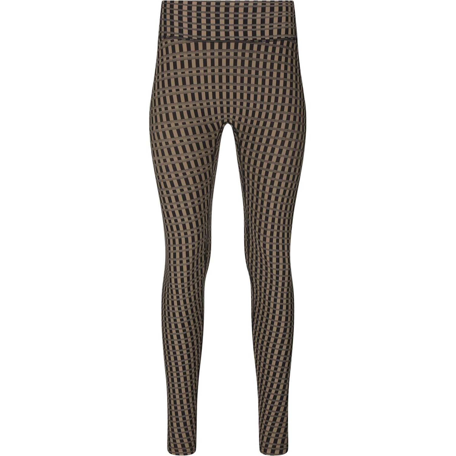 Ea263900 fleurie w printed tights p3884 brown matrix main