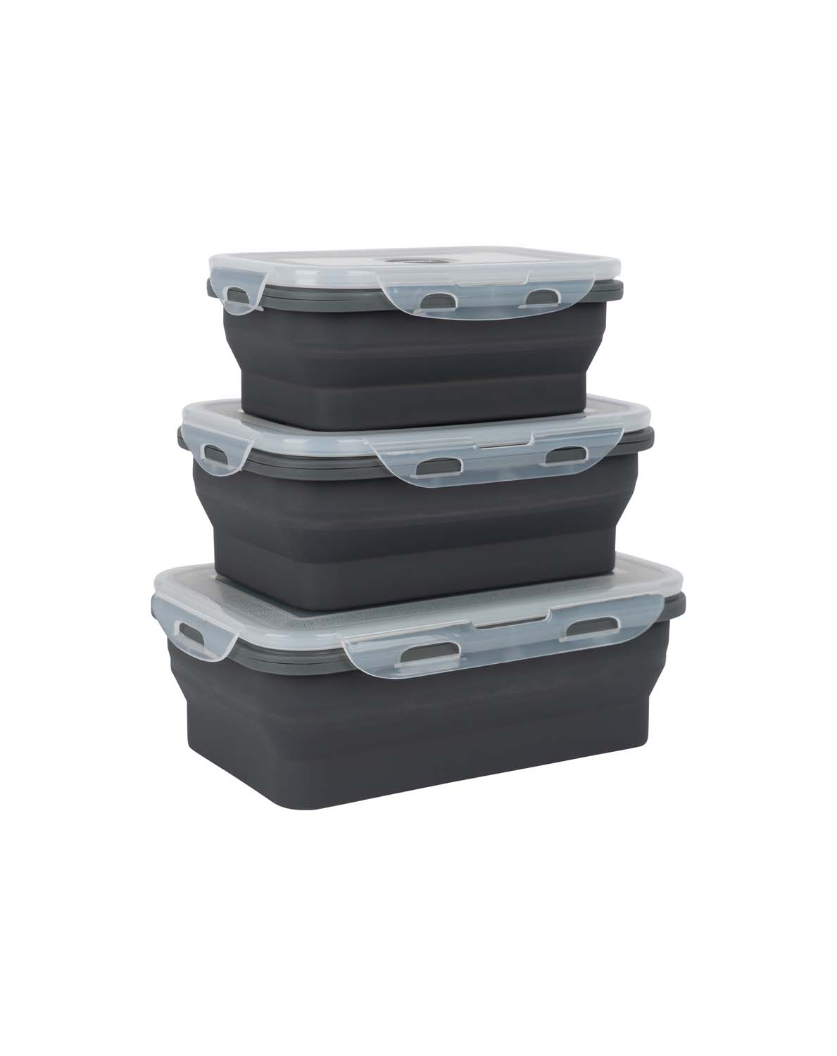 GIMEX Vershoudbak Siliconen 3 Stuks