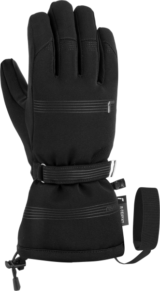 Reusch cozy down r tex xt 6431258 7700 black front