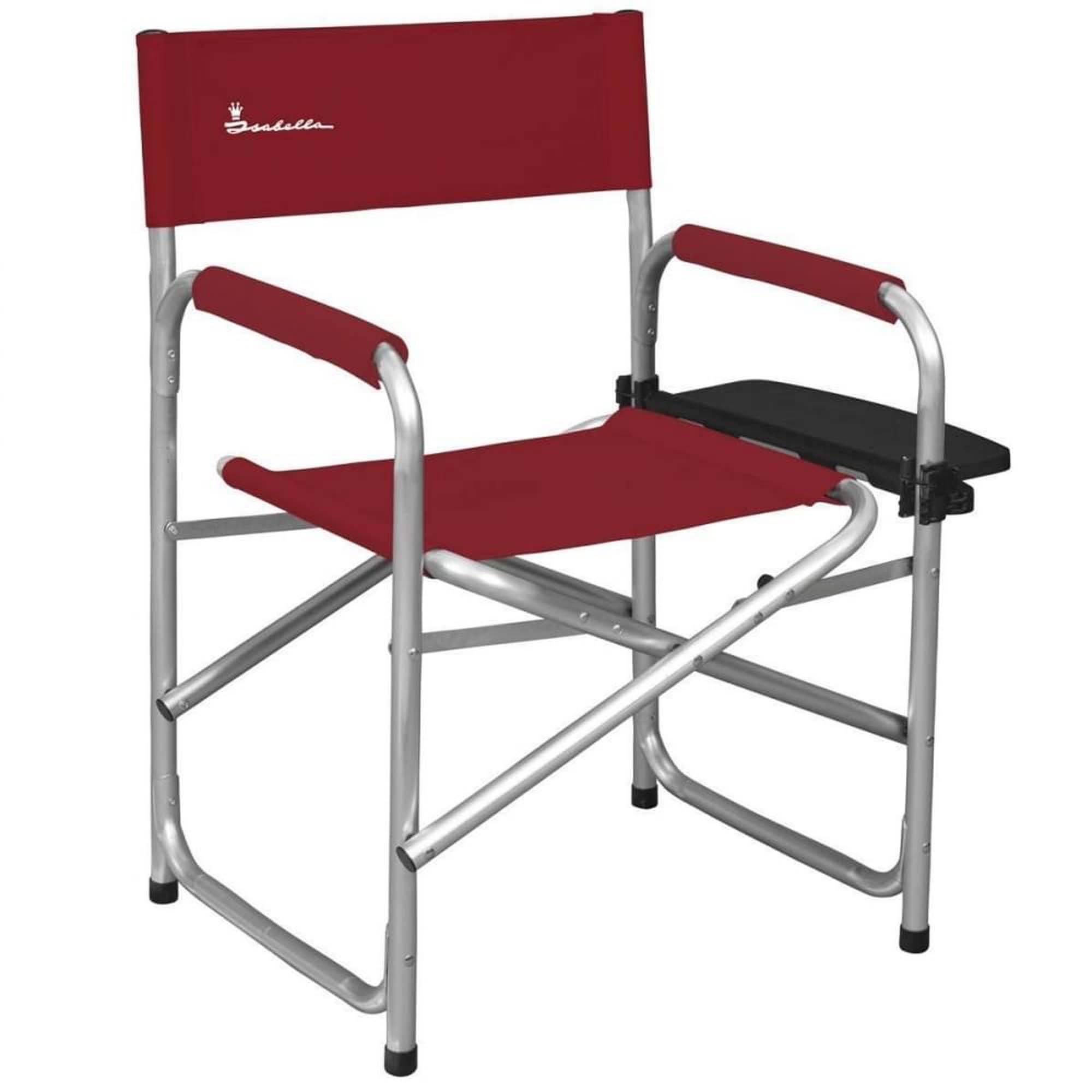 Regisseursstoel met zijtafel rood