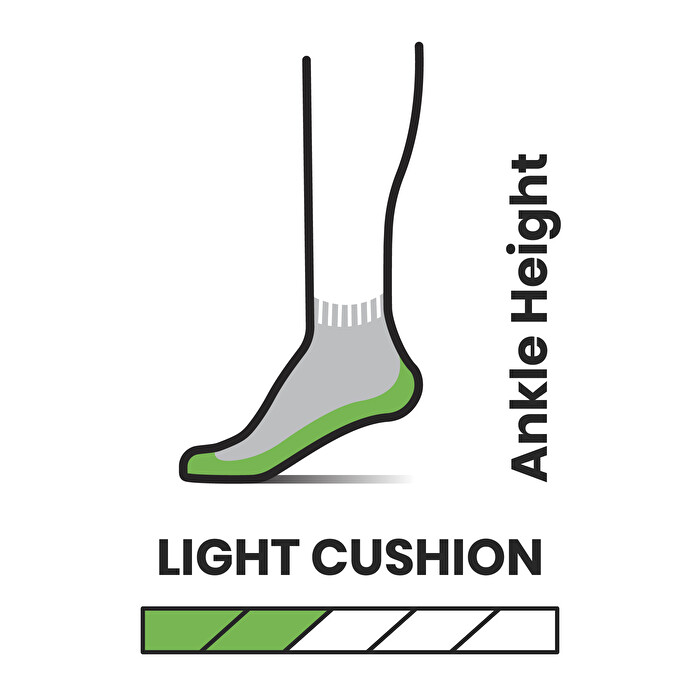 Smartwool Light Cushion Ankle Wandelsokken Dames
