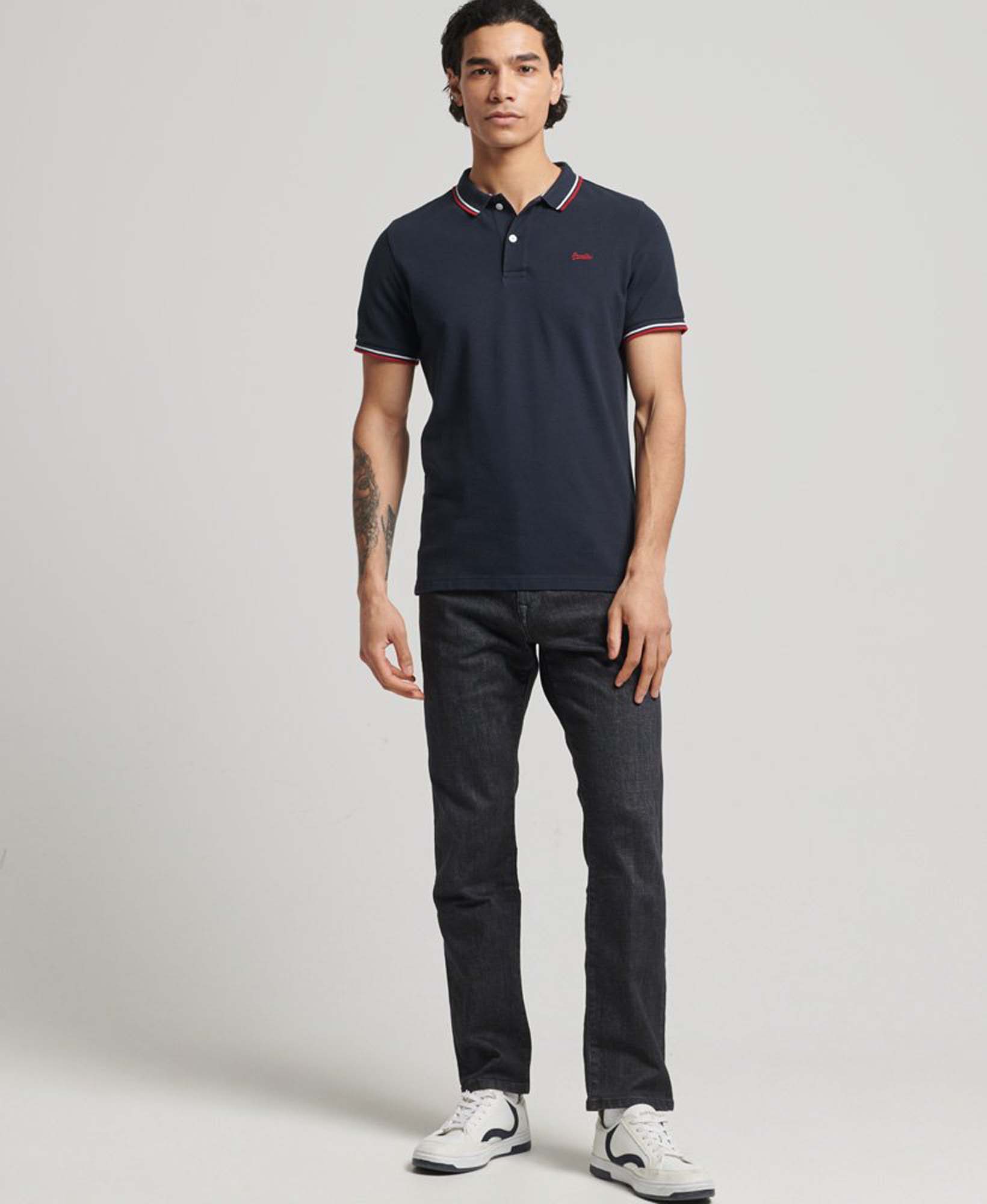 Tipped polo nat 2