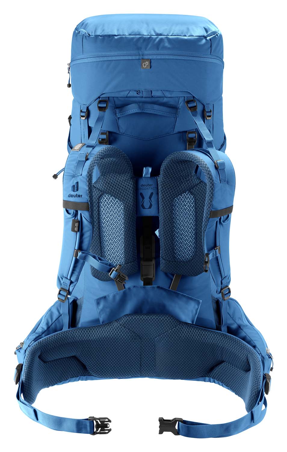 Deuter 3350526 1015 aircontactcore60plus10 baltic nightblue d 01
