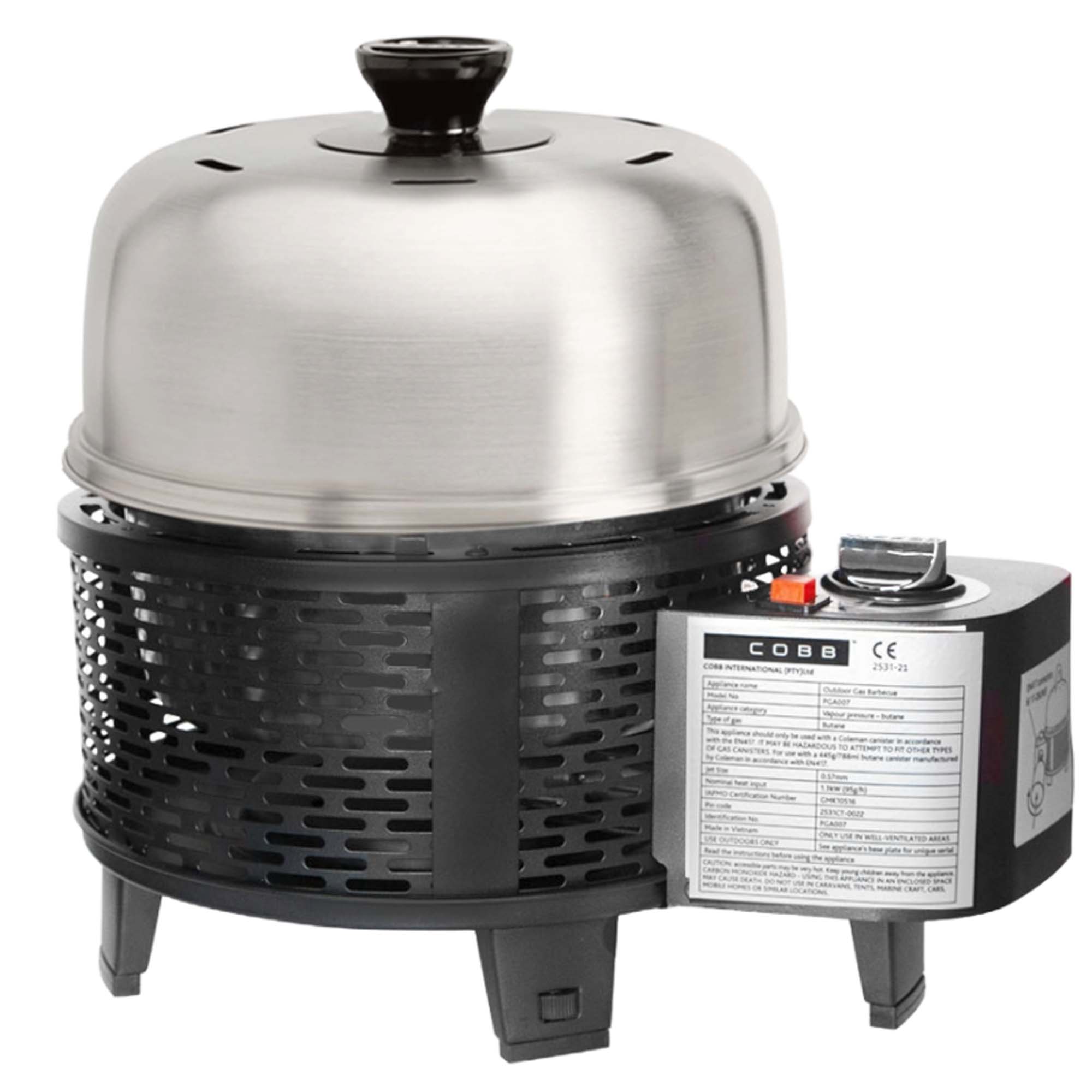 COBB pro gas matzwart
