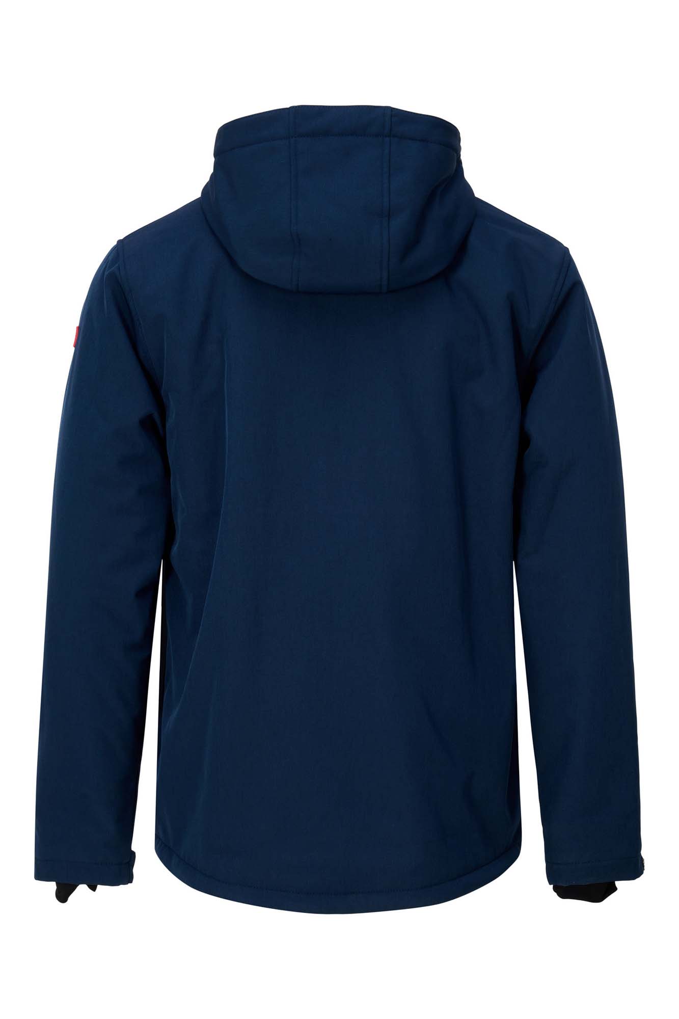 Laser mens padded softshell dark navy melange b